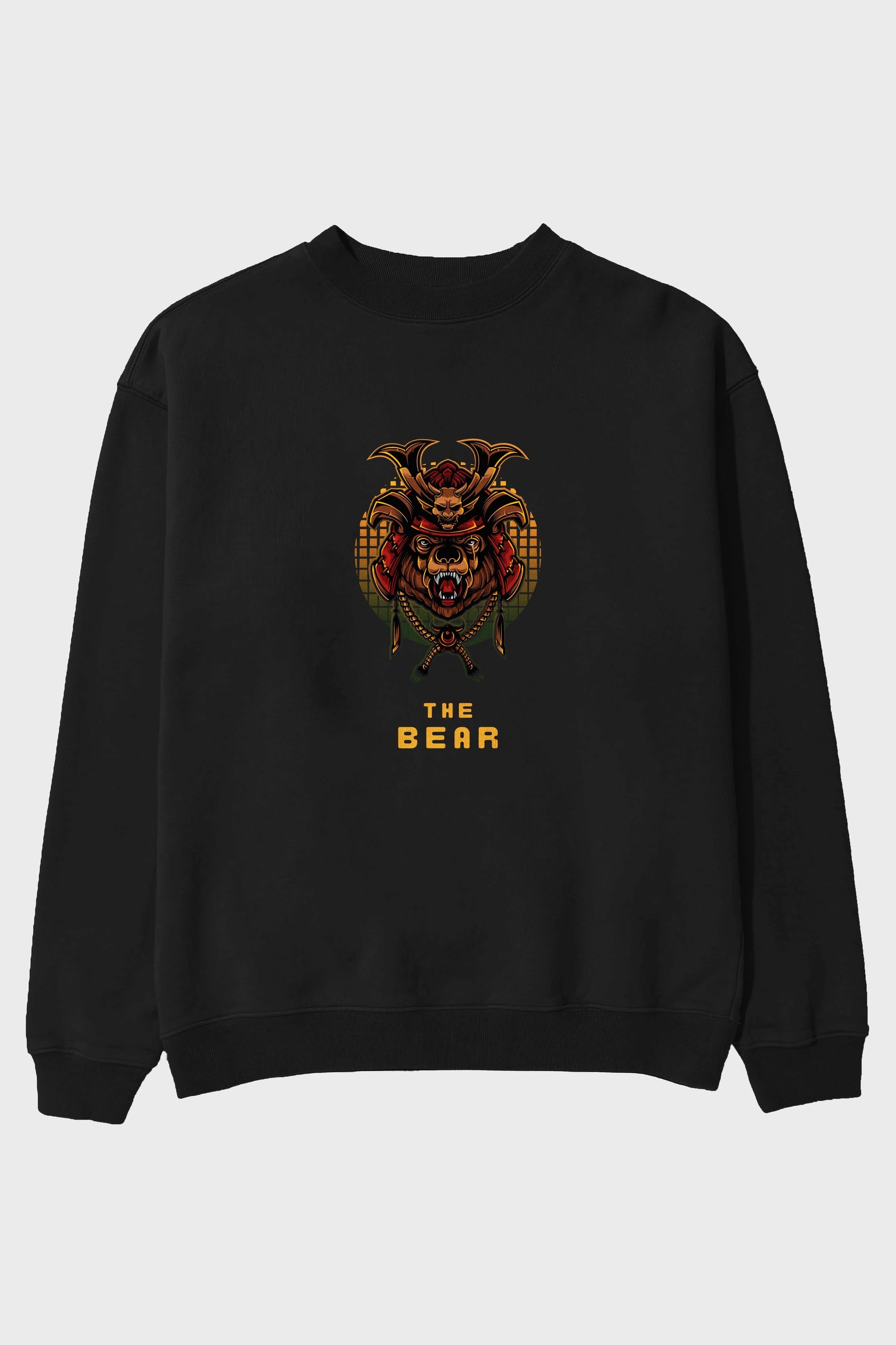 The Bear 2 Ön Baskılı Oversize Sweatshirt Erkek Kadın Unisex