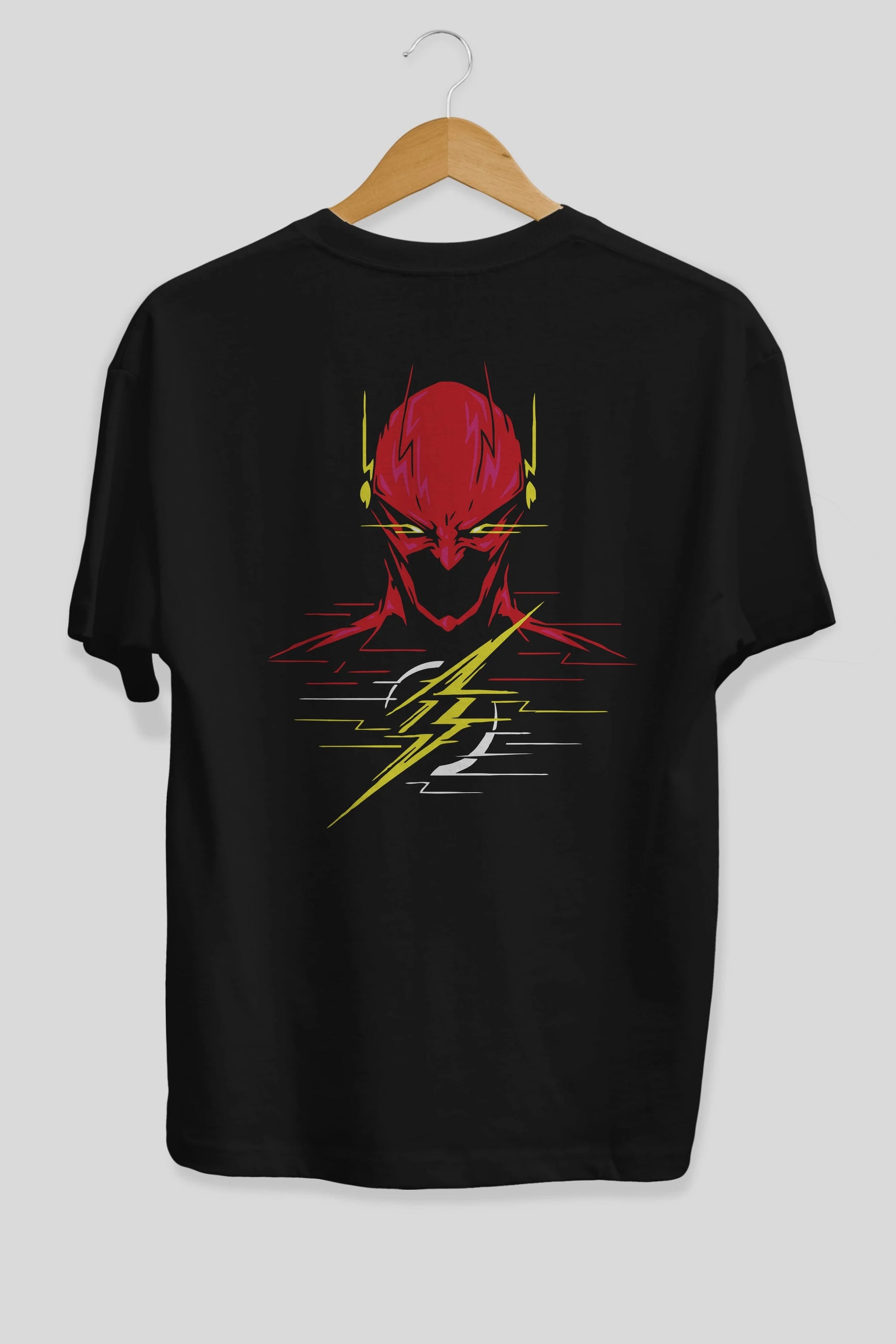 Flash Avengers (2) Arka Baskılı Oversize t-shirt Erkek Kadın Unisex %100 Pamuk Bisiklet Yaka tişort