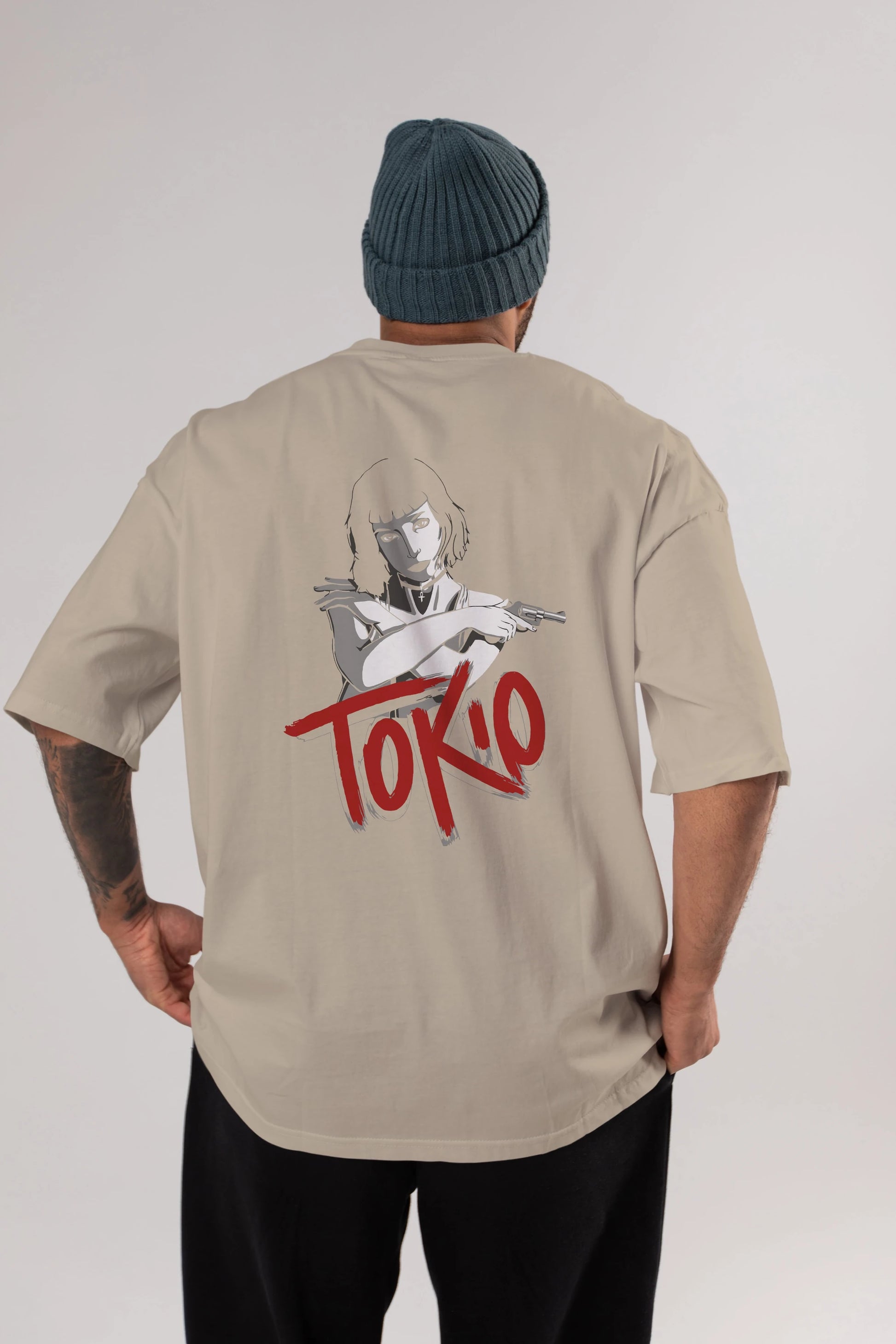 La Casa De Papel (10) Arka Baskılı Oversize t-shirt Erkek Kadın Unisex %100 Pamuk Bisiklet Yaka tişort