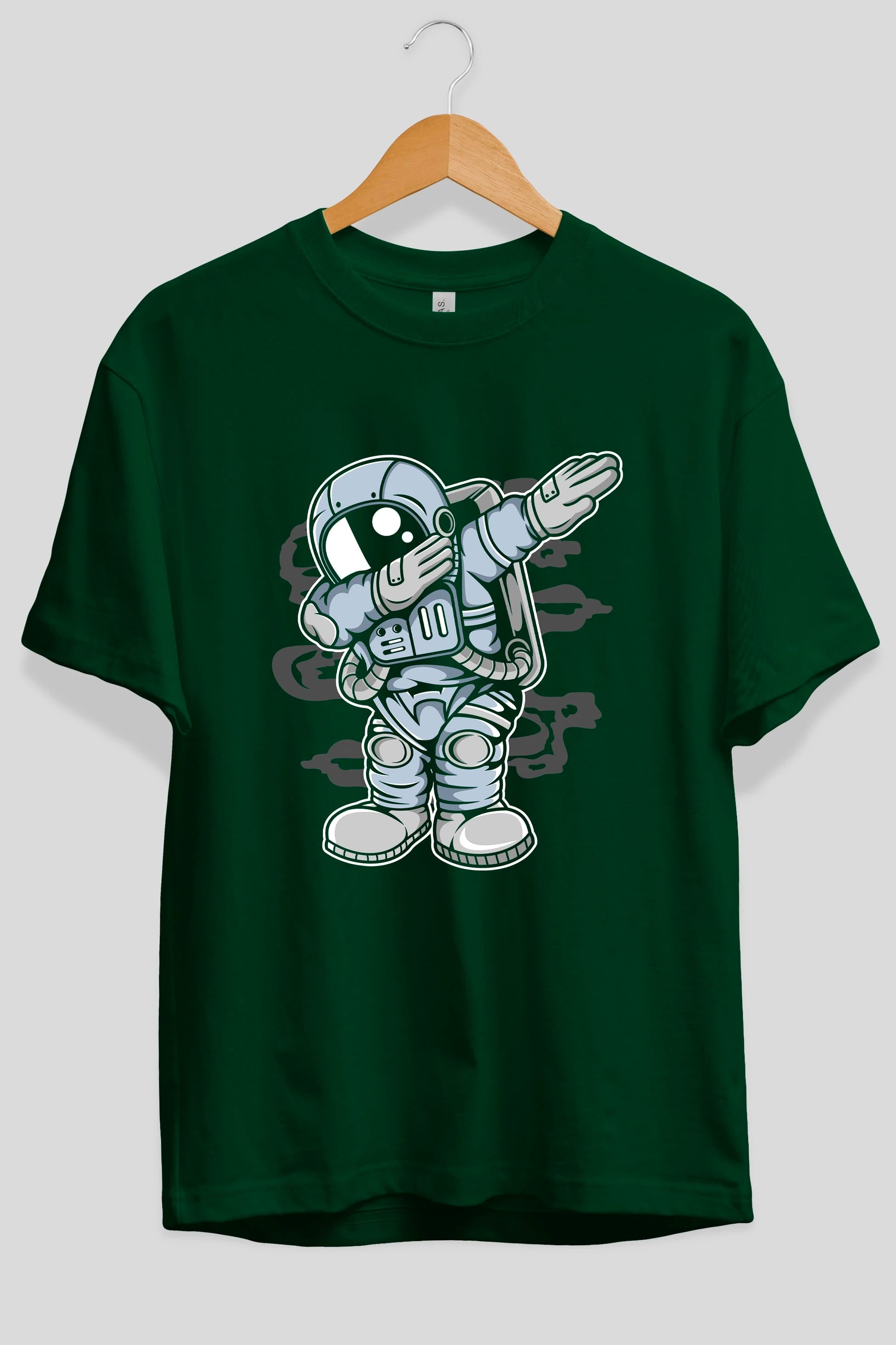 Astronaut Dab Ön Baskılı Oversize t-shirt Erkek Kadın Unisex