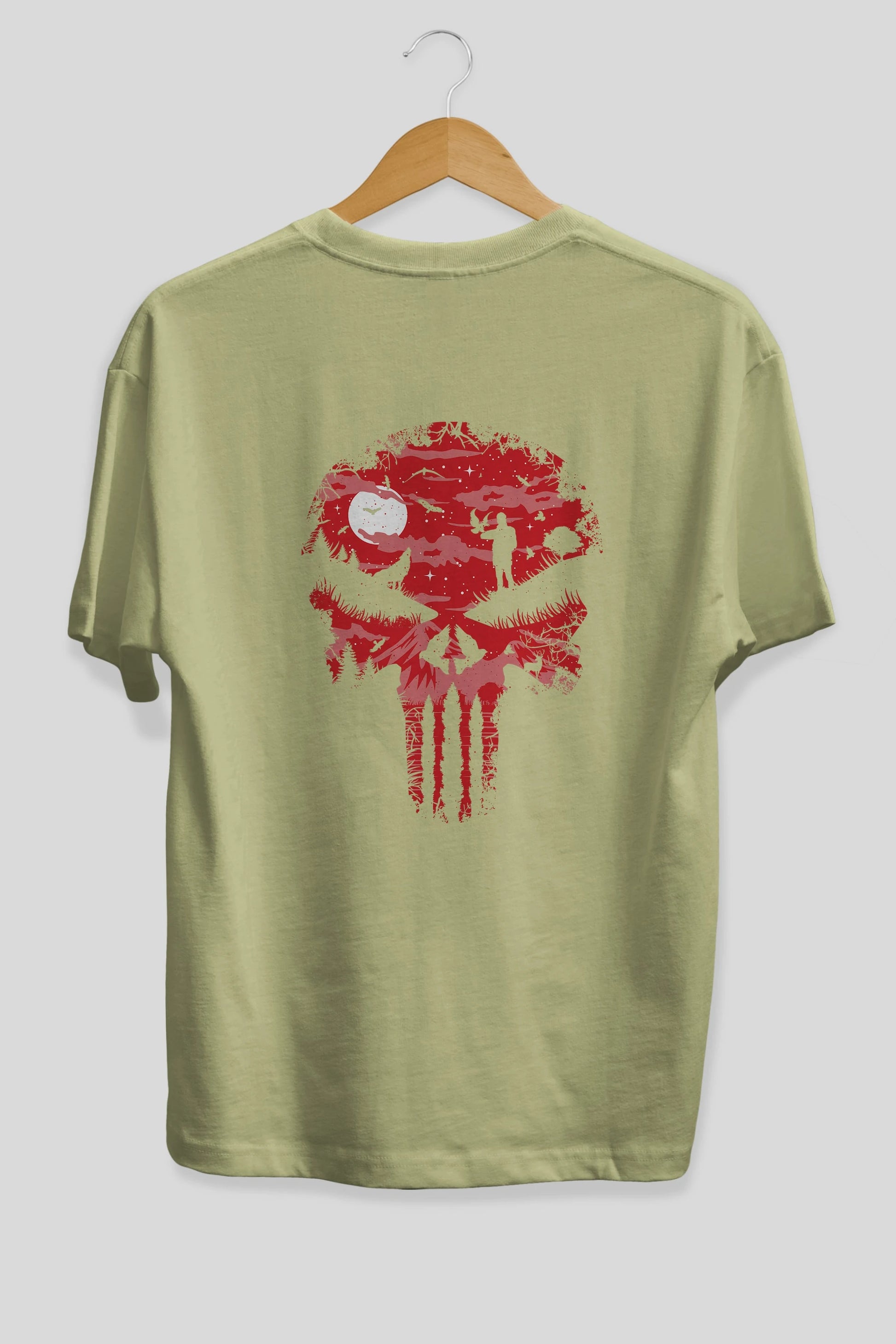 Stand And Bleed Arka Baskılı Oversize t-shirt %100 pamuk Erkek Kadın Unisex