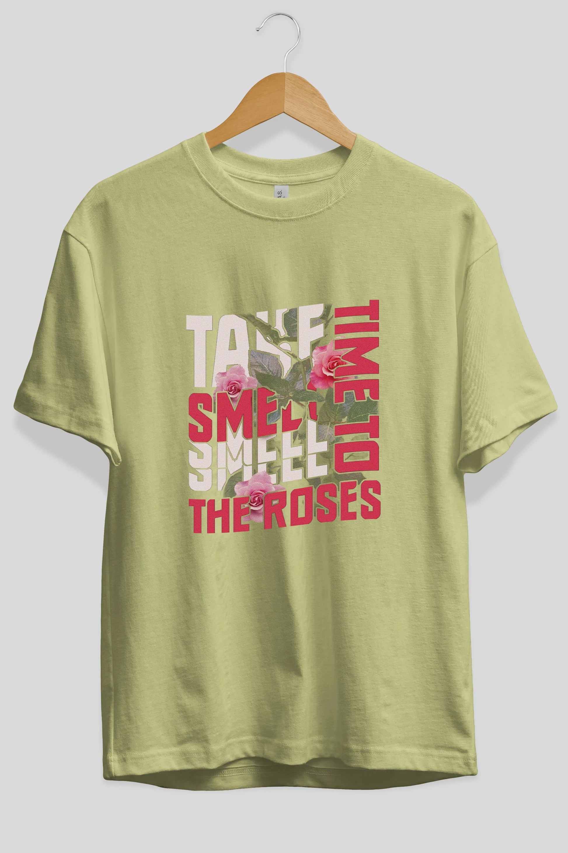 Take time to smell the roses Ön Baskılı Oversize t-shirt Erkek Kadın Unisex