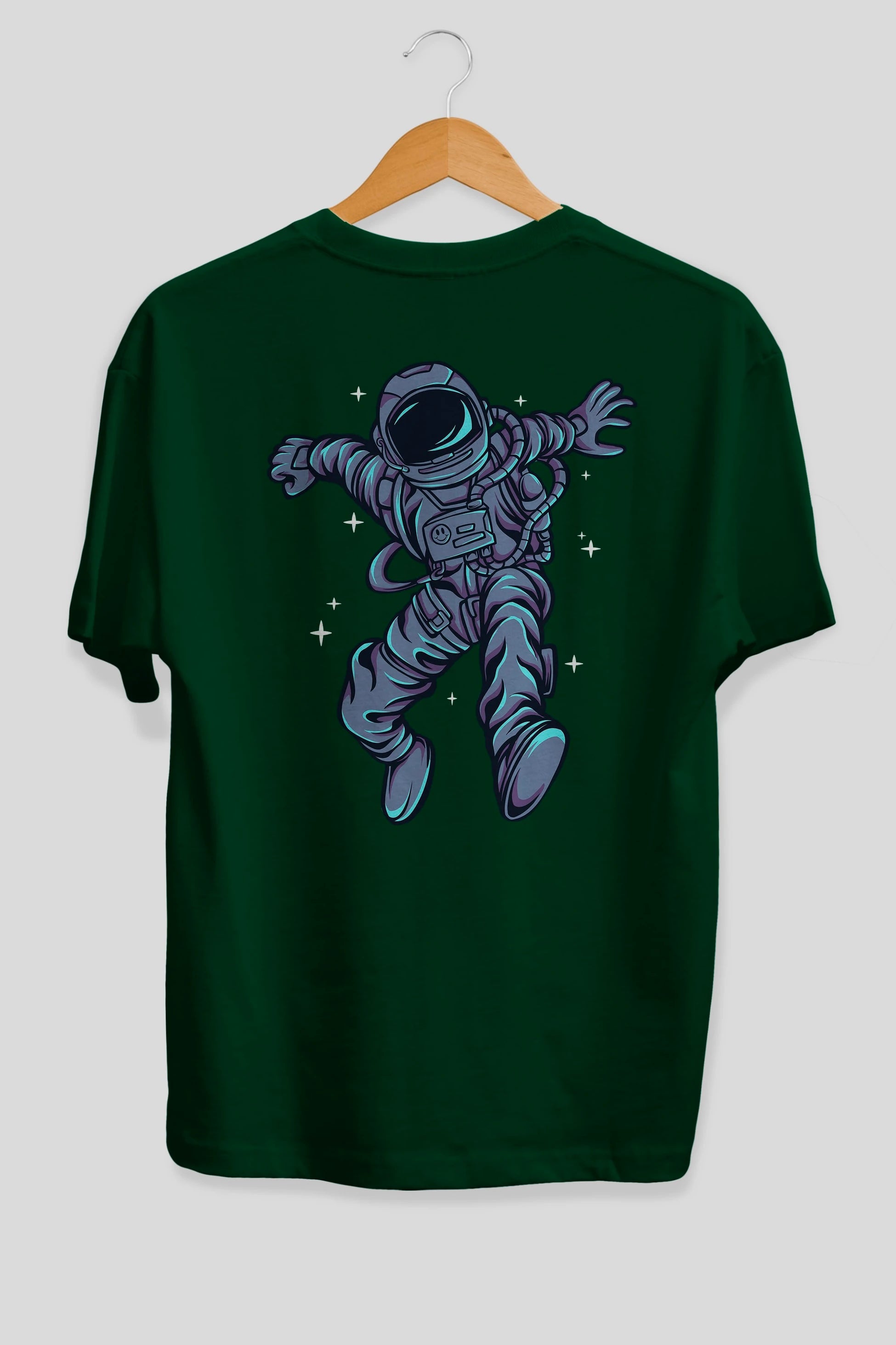 Astrostars tshirt Arka Baskılı Oversize t-shirt Erkek Kadın Unisex