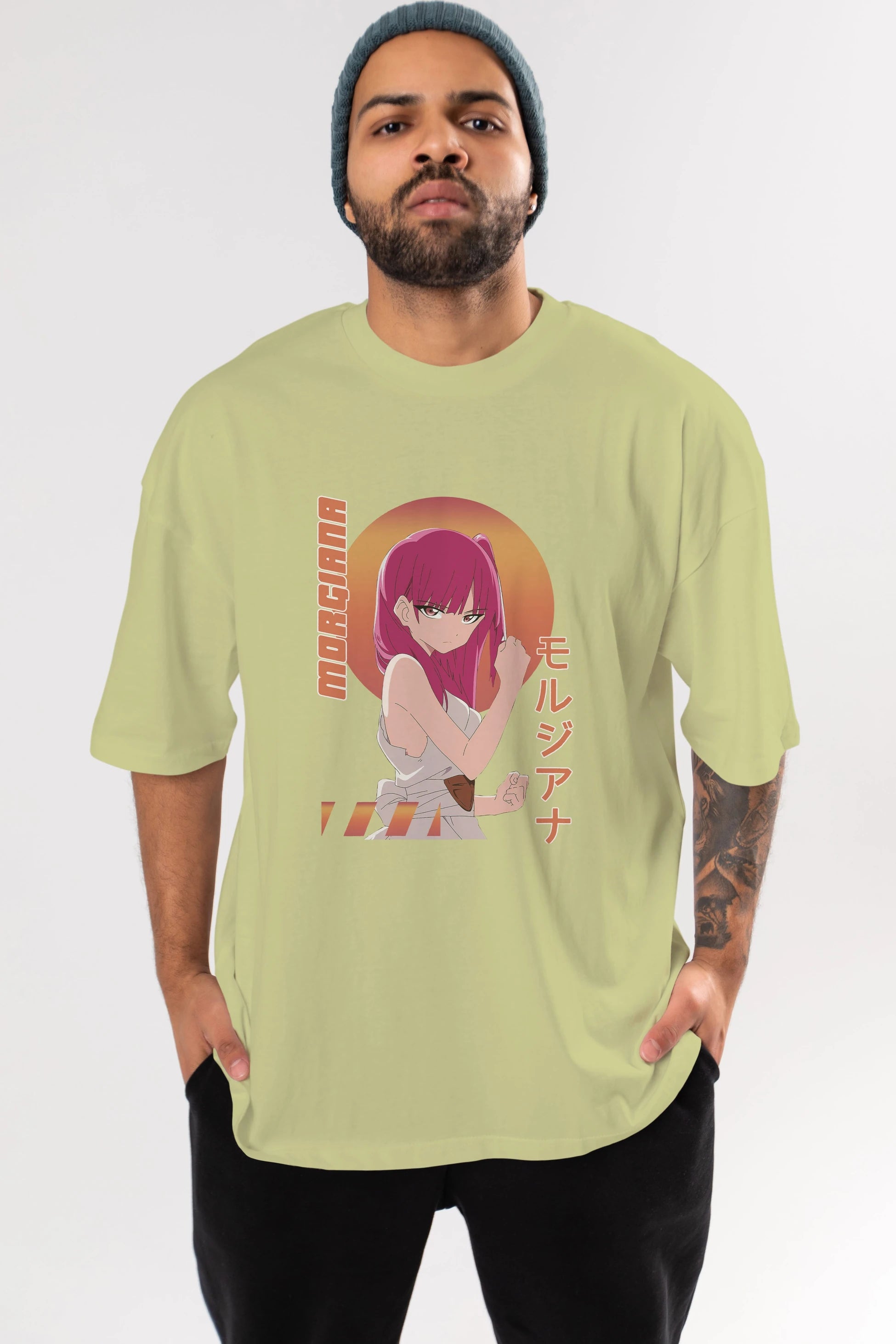Morgiana 5 Anime Ön Baskılı Oversize t-shirt %100 pamuk Erkek Kadın Unisex