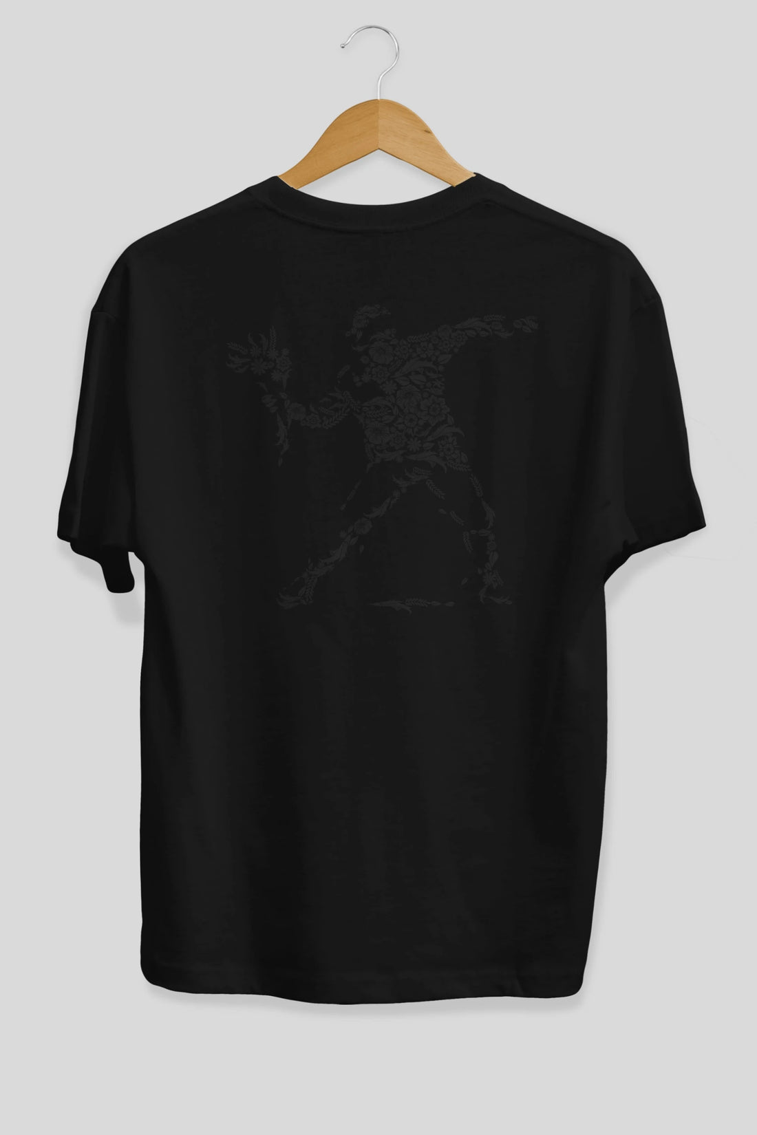 Flourish Vandalism Arka Baskılı Oversize t-shirt %100 pamuk Erkek Kadın Unisex
