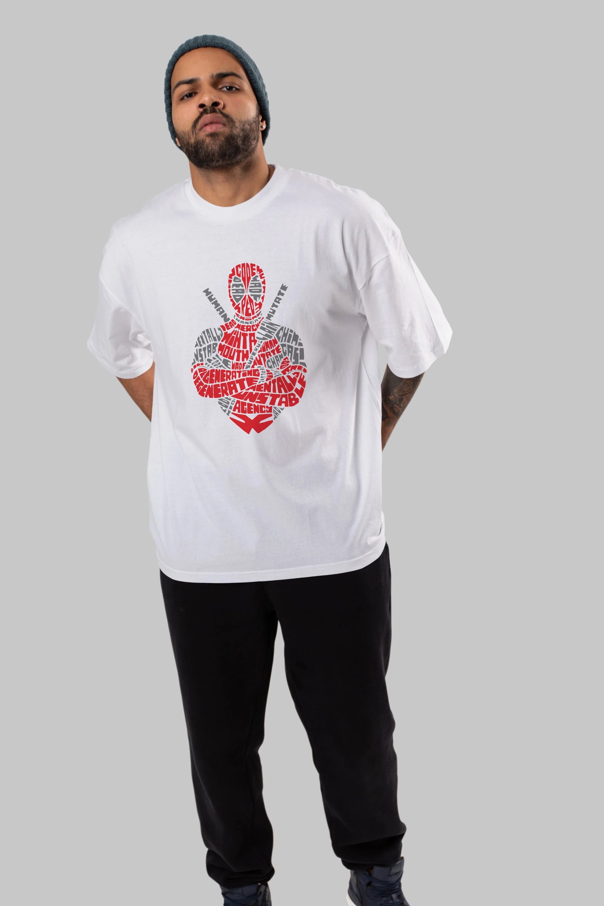 Deadpool (16) Ön Baskılı Oversize t-shirt Erkek Kadın Unisex %100 Pamuk Bisiklet Yaka tişort