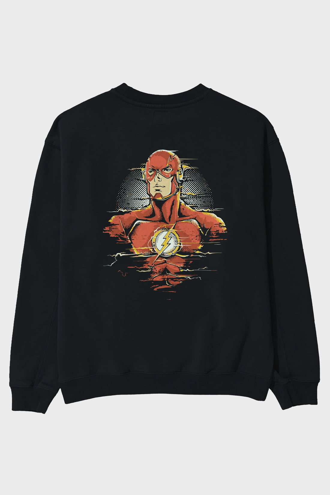 Flash Avengers Arka Baskılı Oversize Sweatshirt Erkek Kadın Unisex