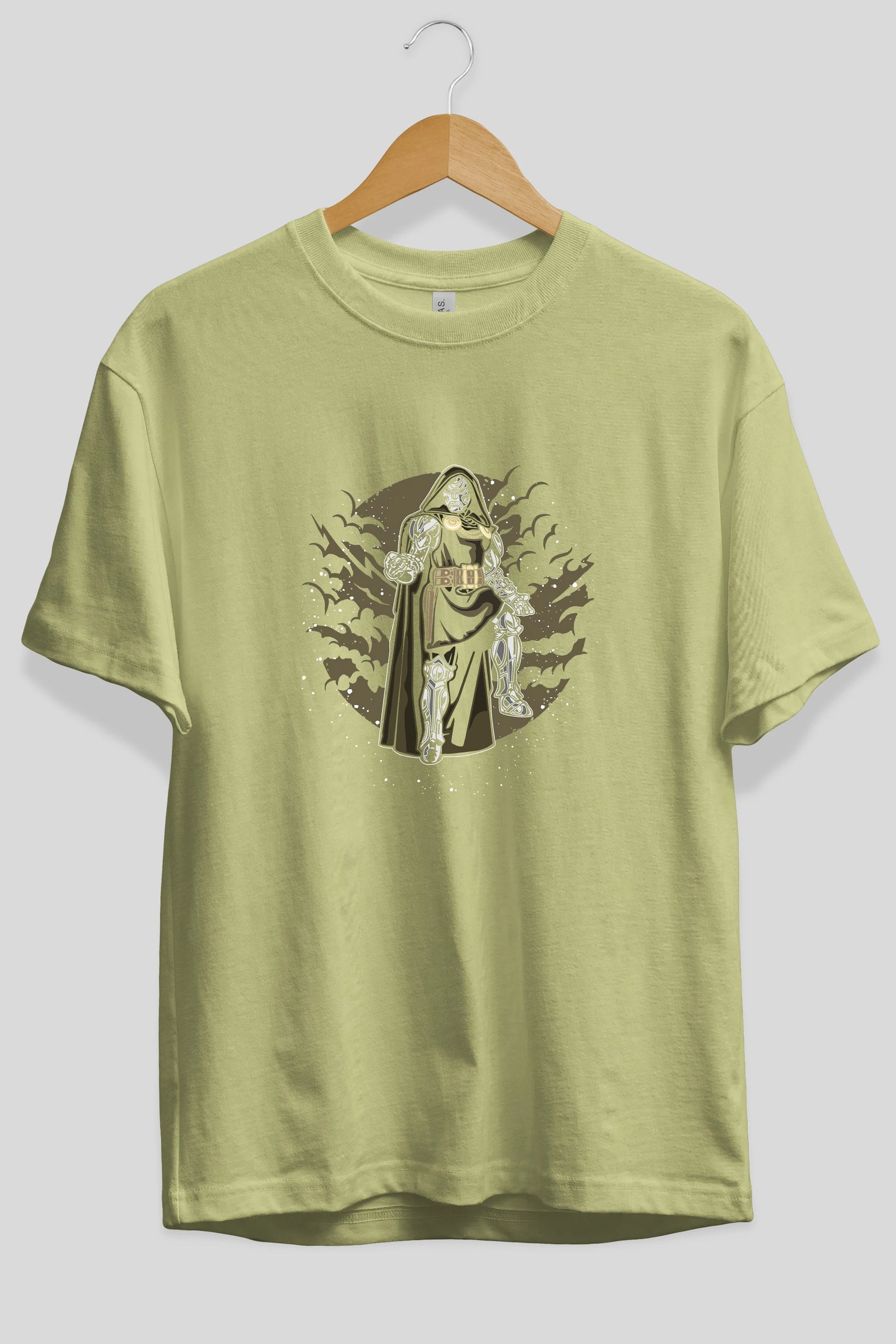 DOCTER DOOM Ön Baskılı Oversize t-shirt Erkek Kadın Unisex %100 Pamuk tişort
