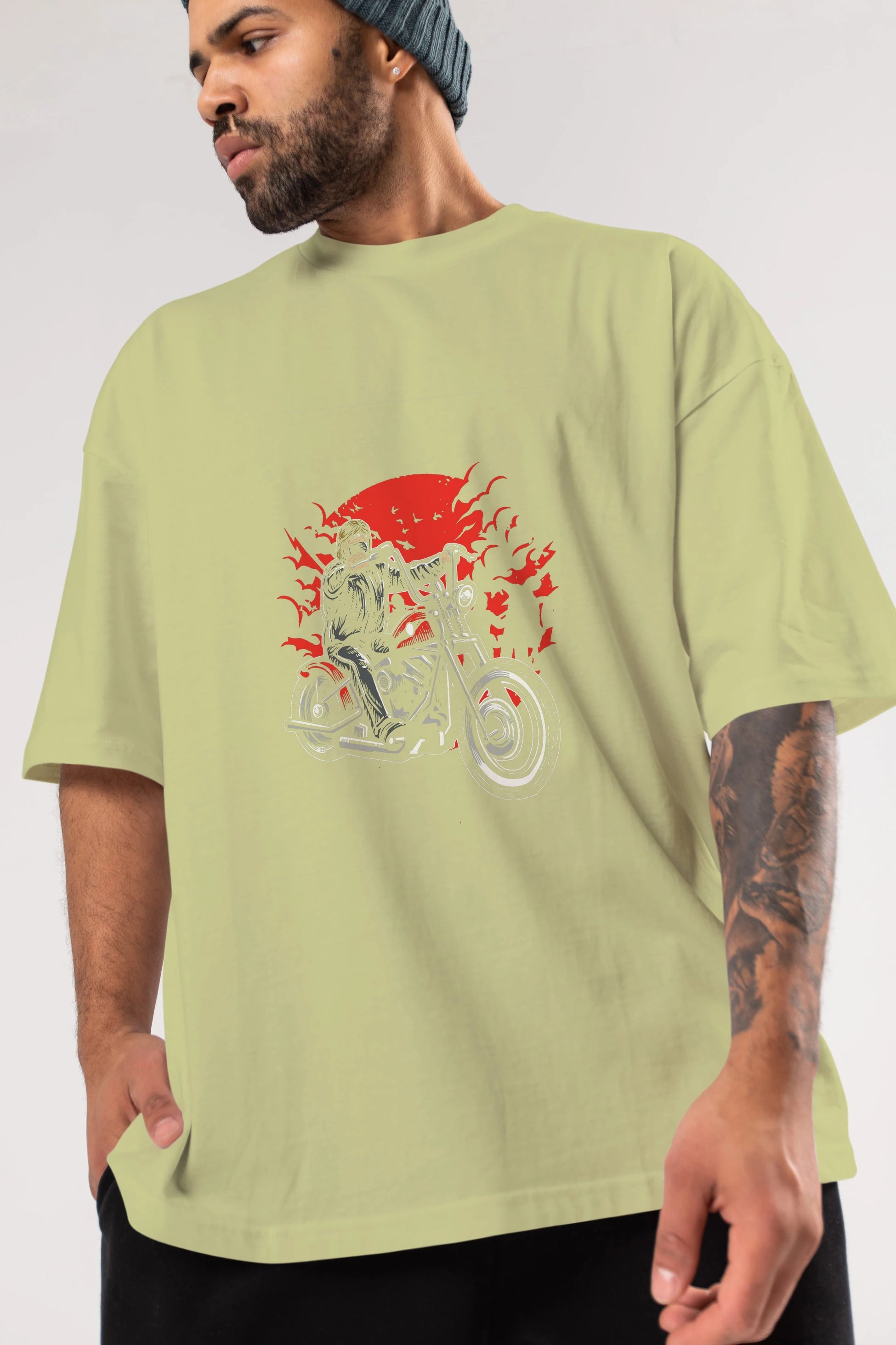 Zombie Slayer Ön Baskılı Oversize t-shirt Erkek Kadın Unisex %100 Pamuk tişort