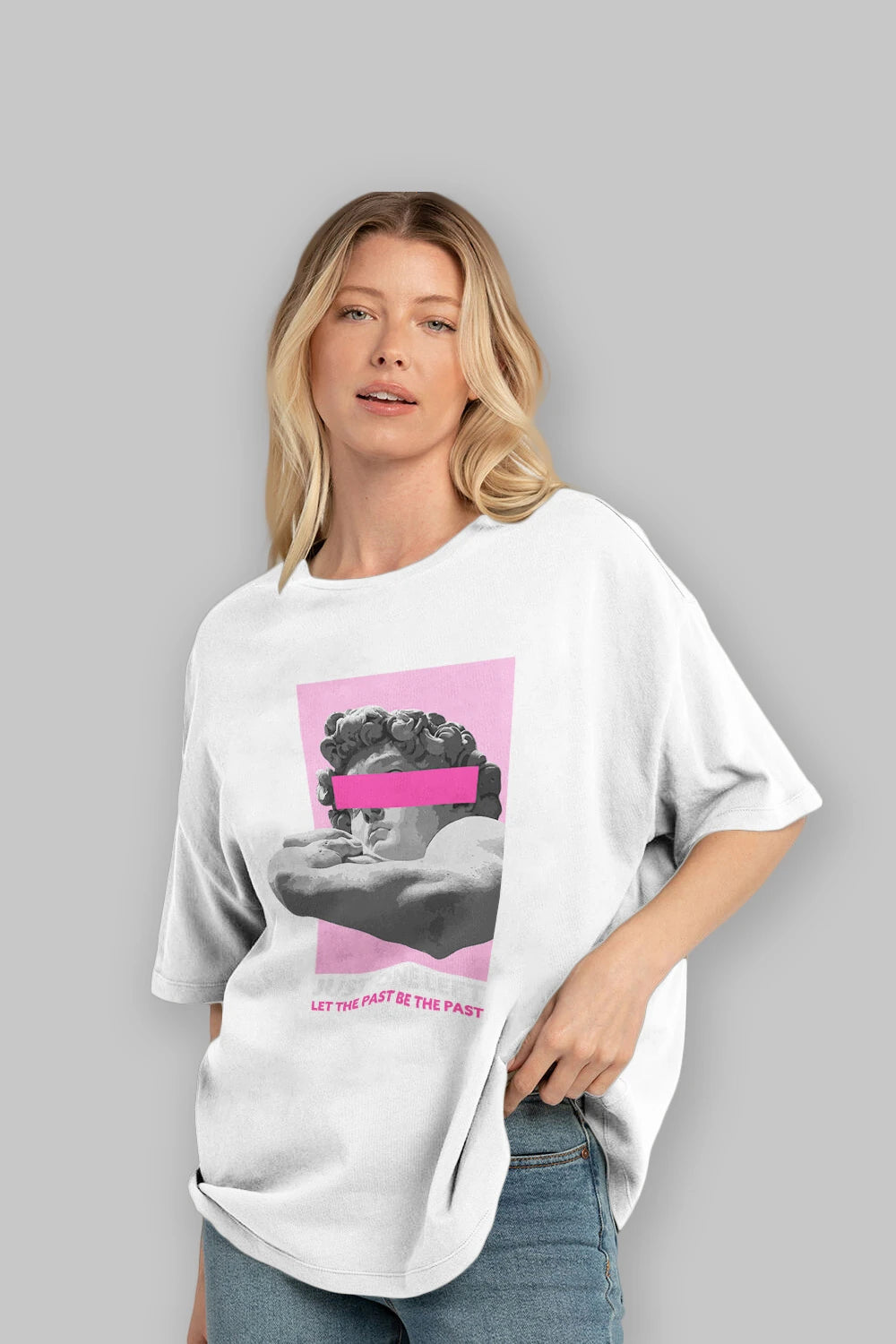 Just One Left Ön Baskılı Oversize t-shirt Erkek Kadın Unisex