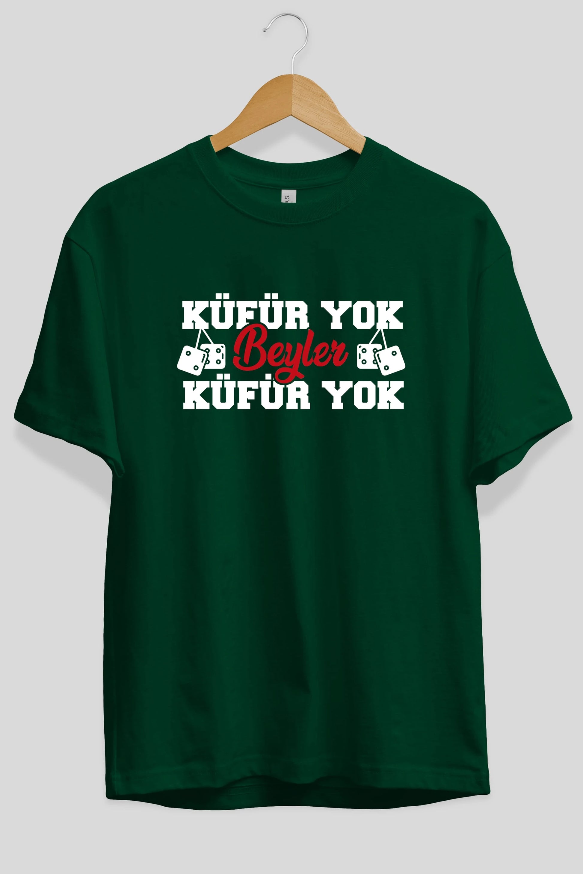 Küfür Yok Beyler Ön Baskılı Oversize t-shirt %100 pamuk Erkek Kadın Unisex