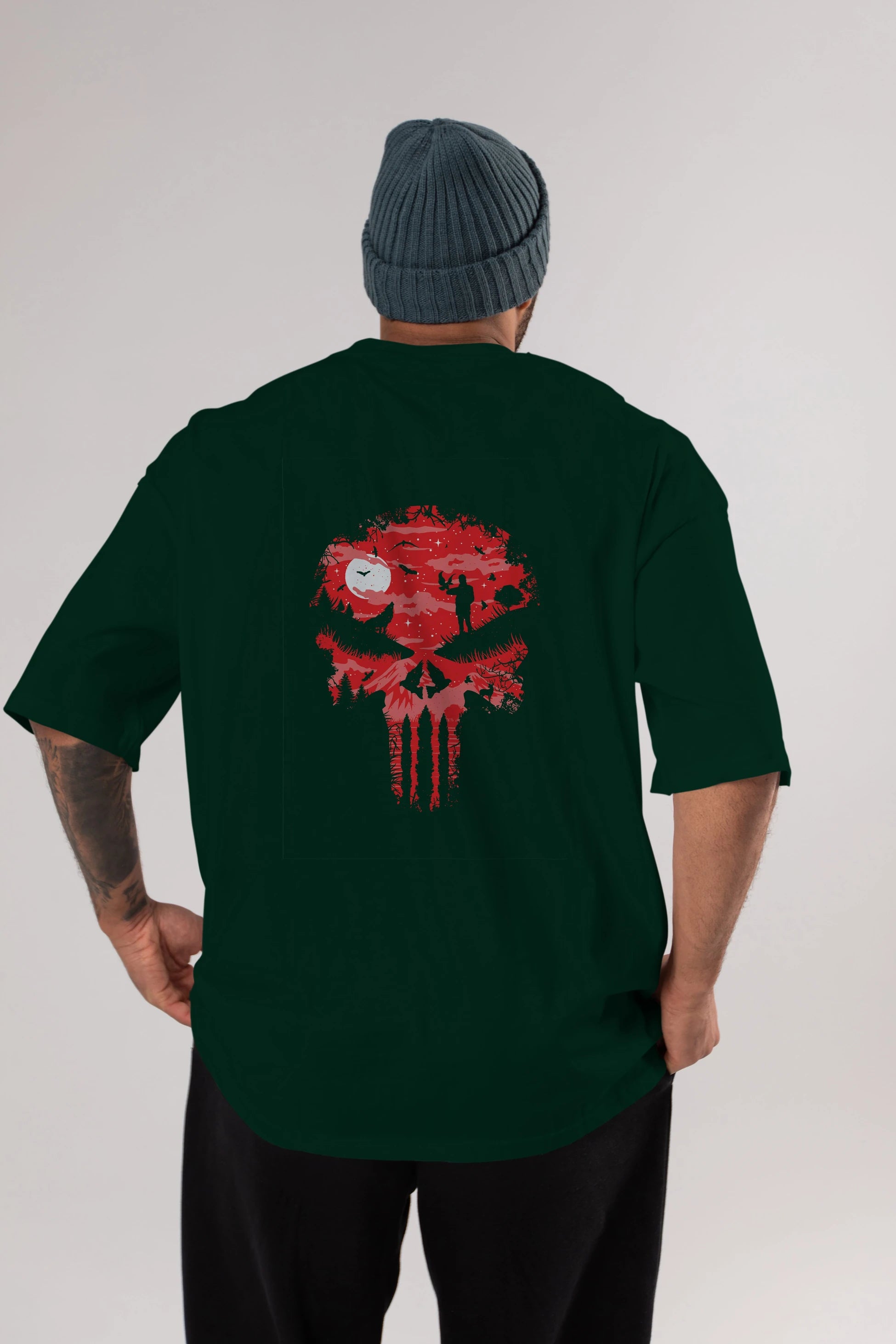 Stand And Bleed Arka Baskılı Oversize t-shirt %100 pamuk Erkek Kadın Unisex