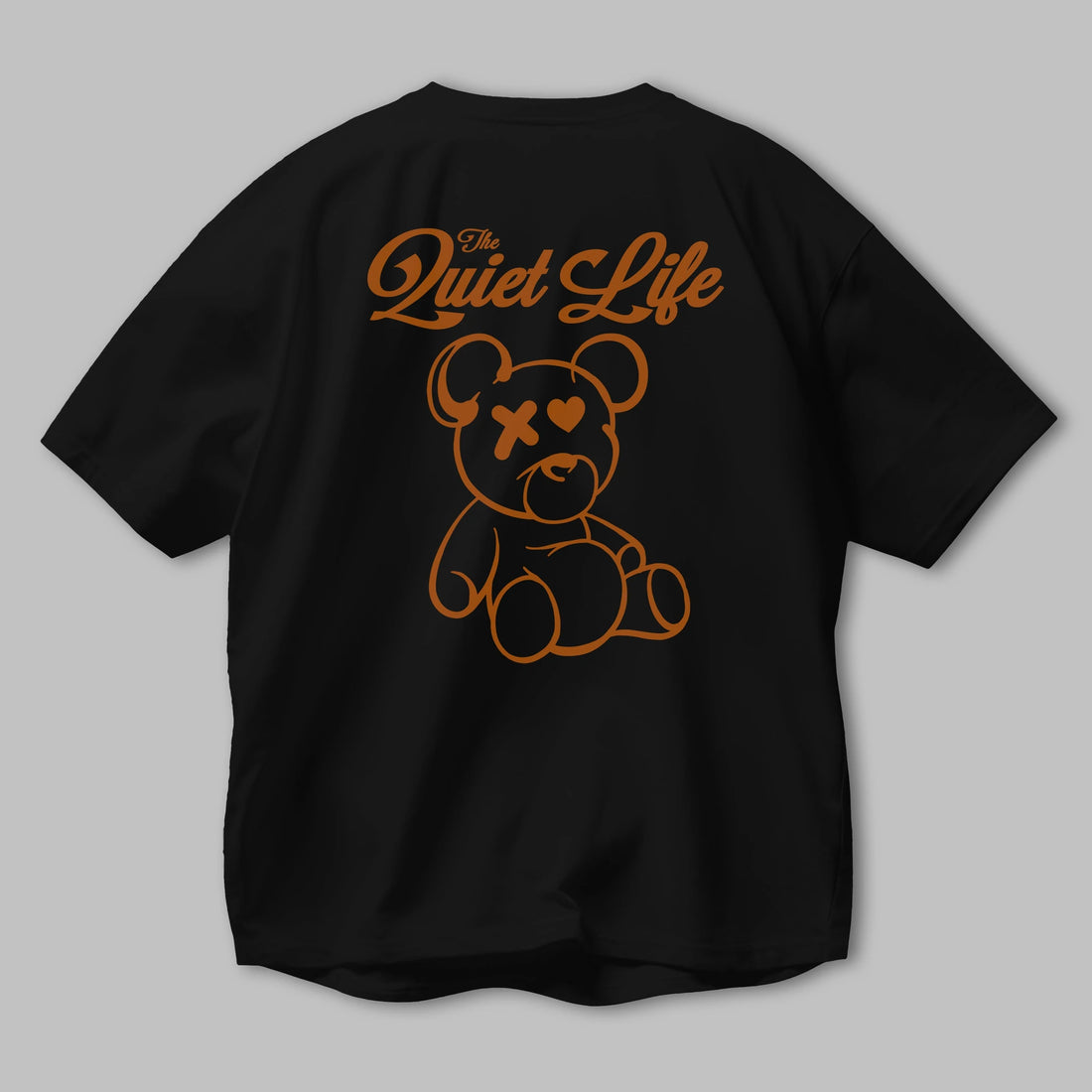 The Life Bear Arka Baskılı Oversize t-shirt Erkek Kadın Unisex