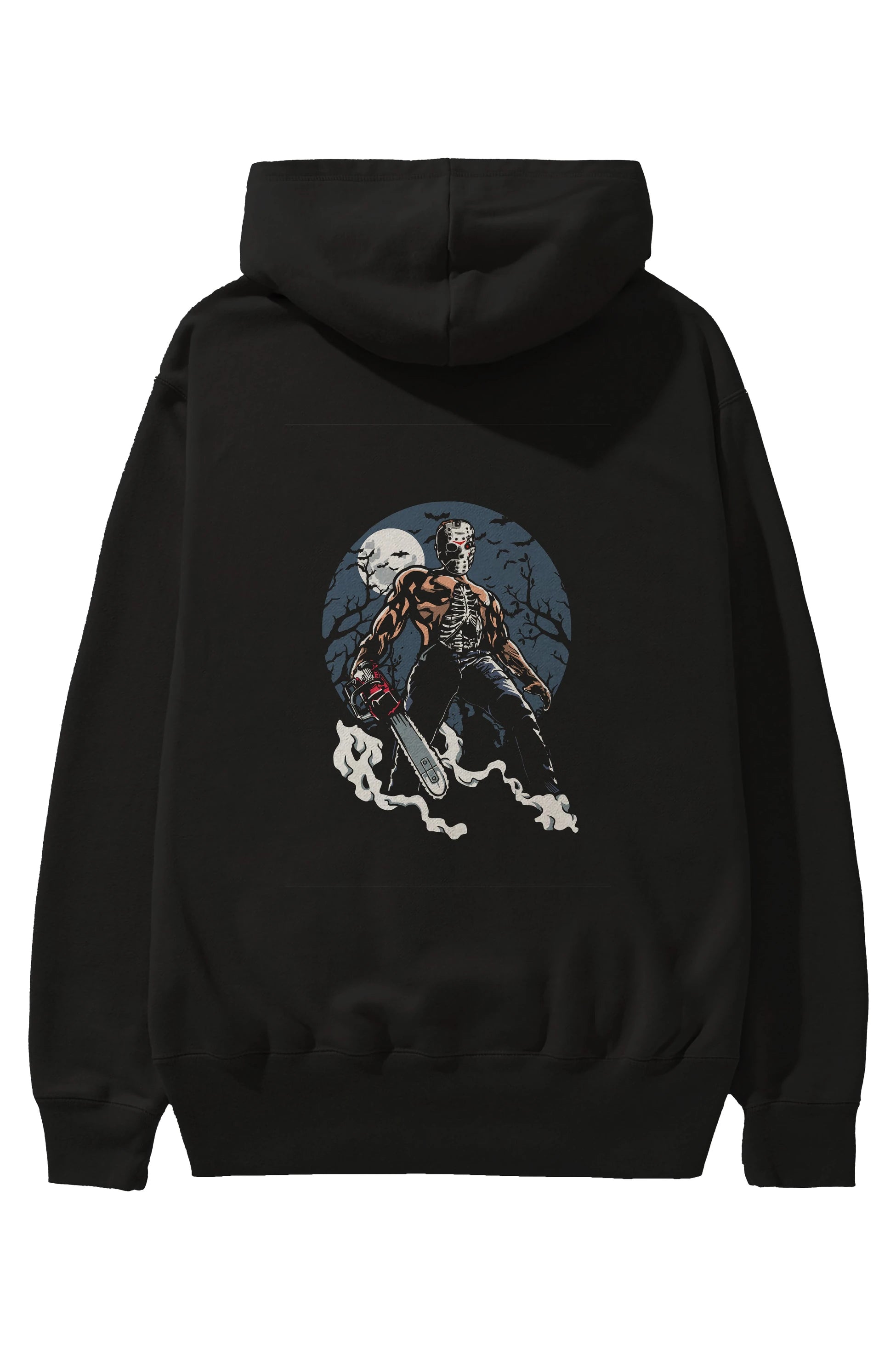 Evil Killer Arka Baskılı Hoodie Oversize Kapüşonlu Sweatshirt Erkek Kadın Unisex