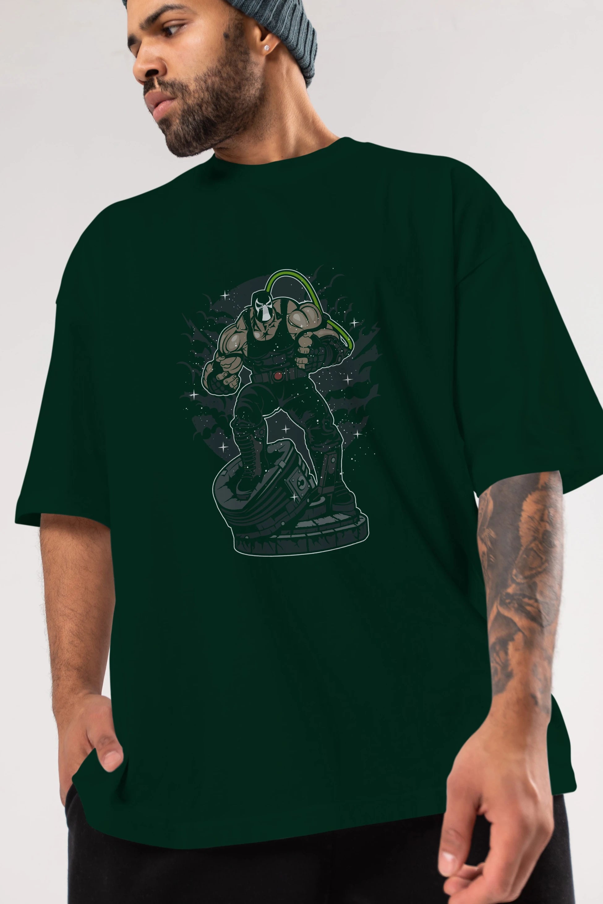 Bane (2) Ön Baskılı Oversize t-shirt Erkek Kadın Unisex %100 Pamuk tişort