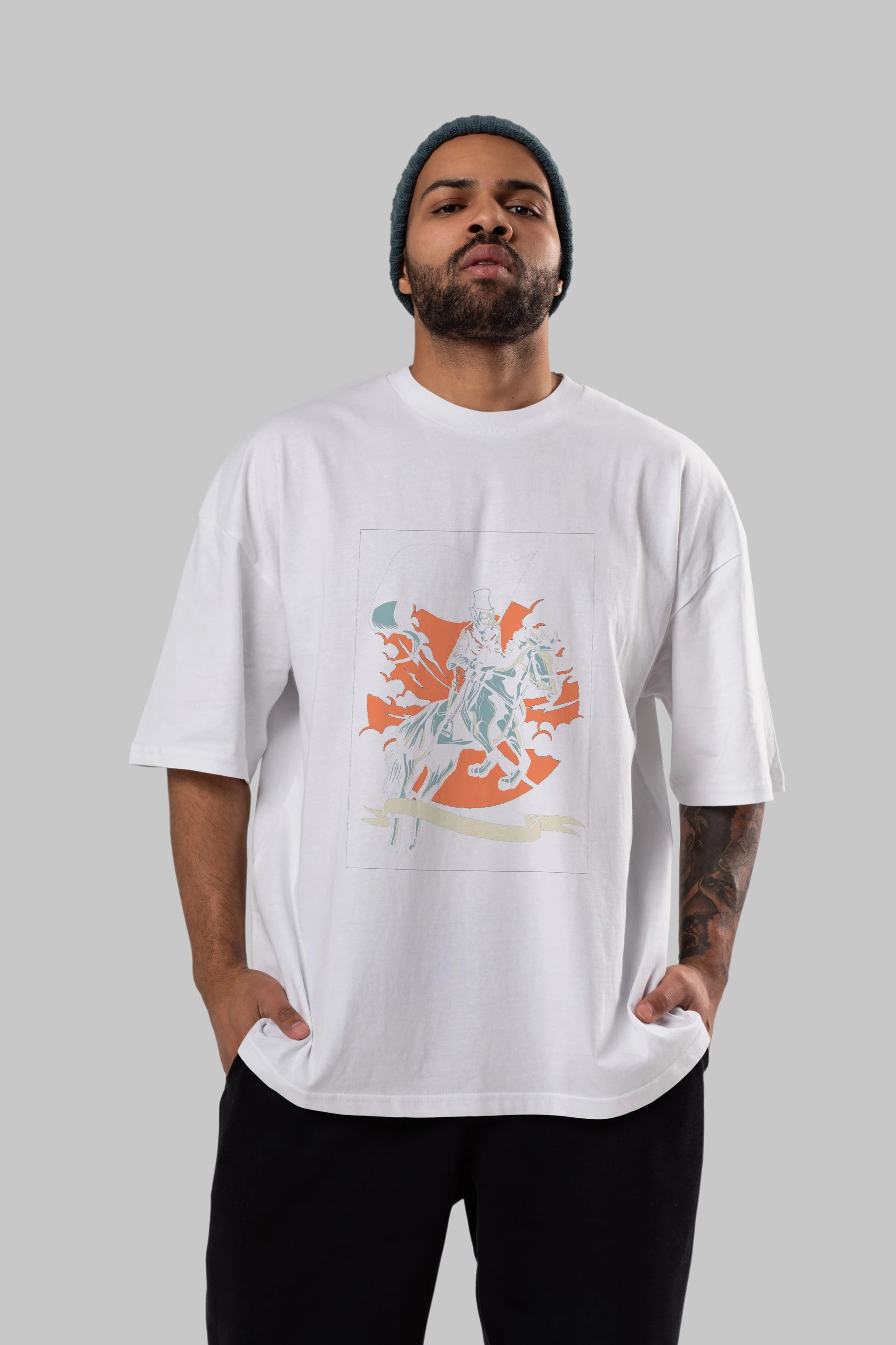 Plague Doctor Ön Baskılı Oversize t-shirt Erkek Kadın Unisex %100 Pamuk tişort