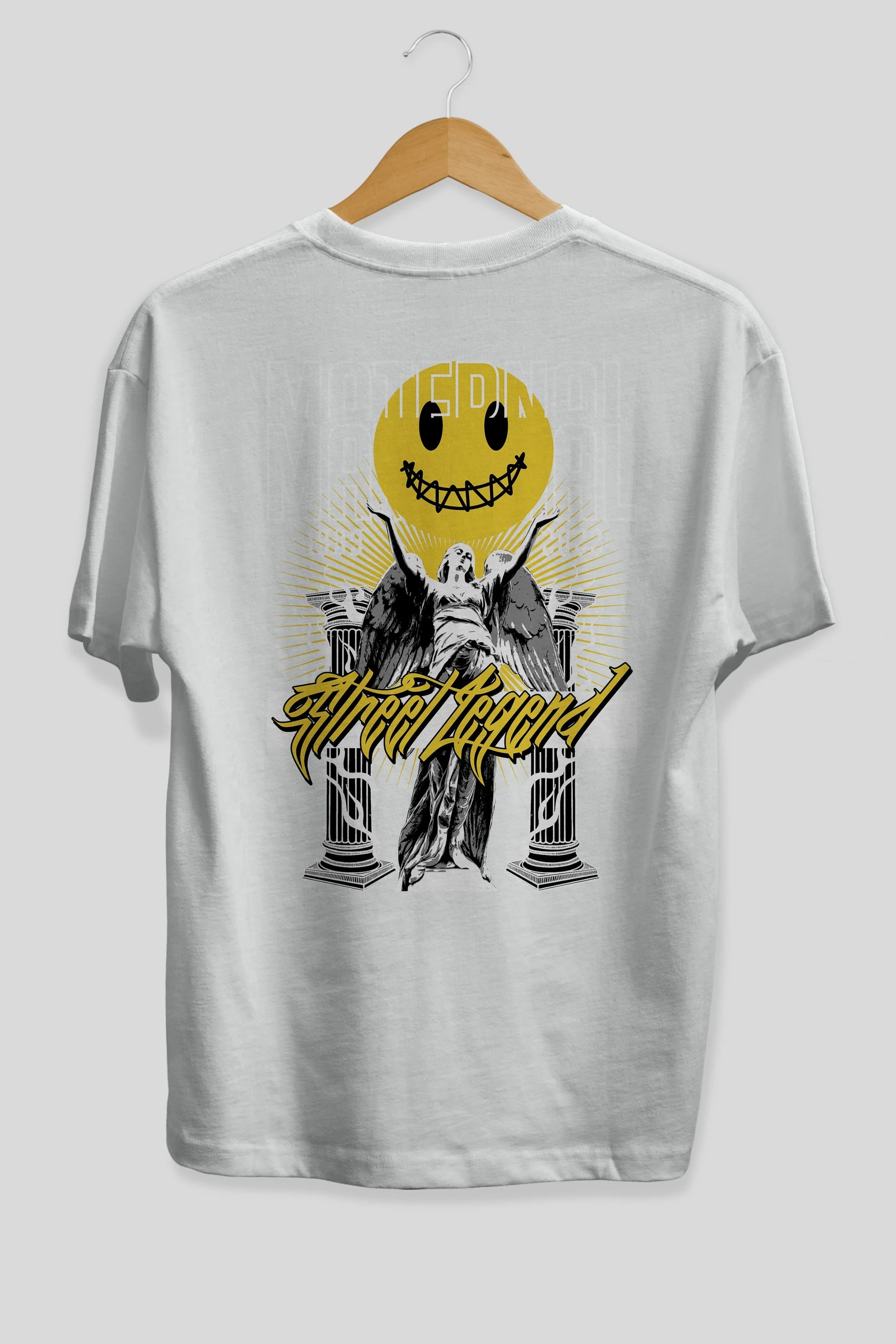 Maternal Street Legend Arka Baskılı Oversize t-shirt Erkek Kadın Unisex