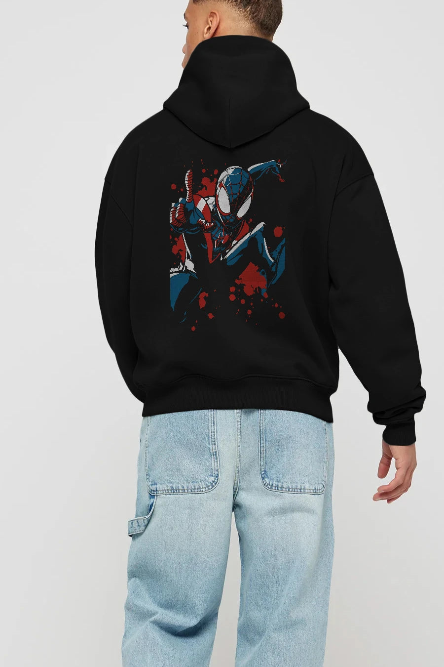 Venom (21) Arka Baskılı Hoodie Oversize Kapüşonlu Sweatshirt Erkek Kadın Unisex