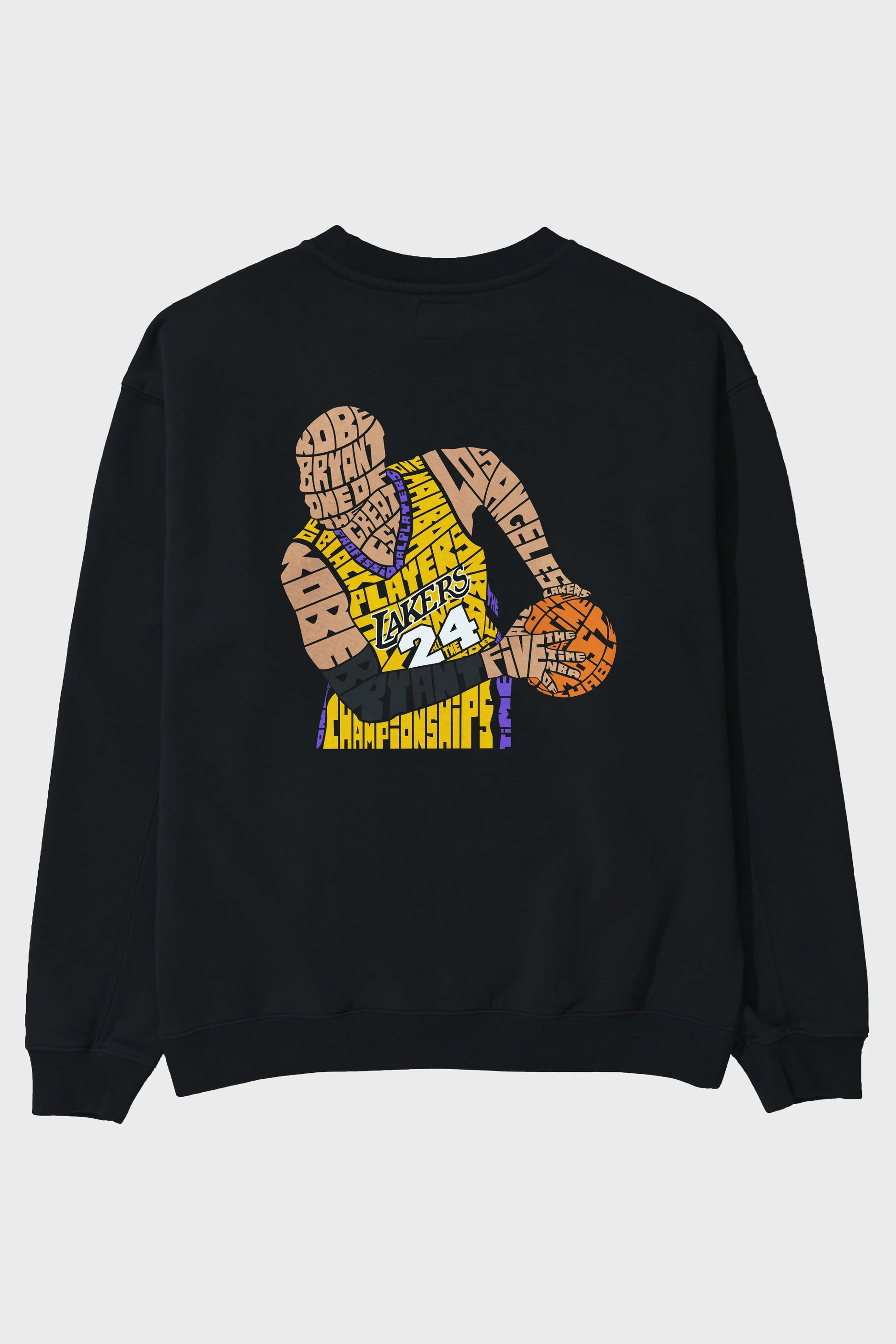 Kobe Bryant Arka Baskılı Oversize Sweatshirt Erkek Kadın Unisex