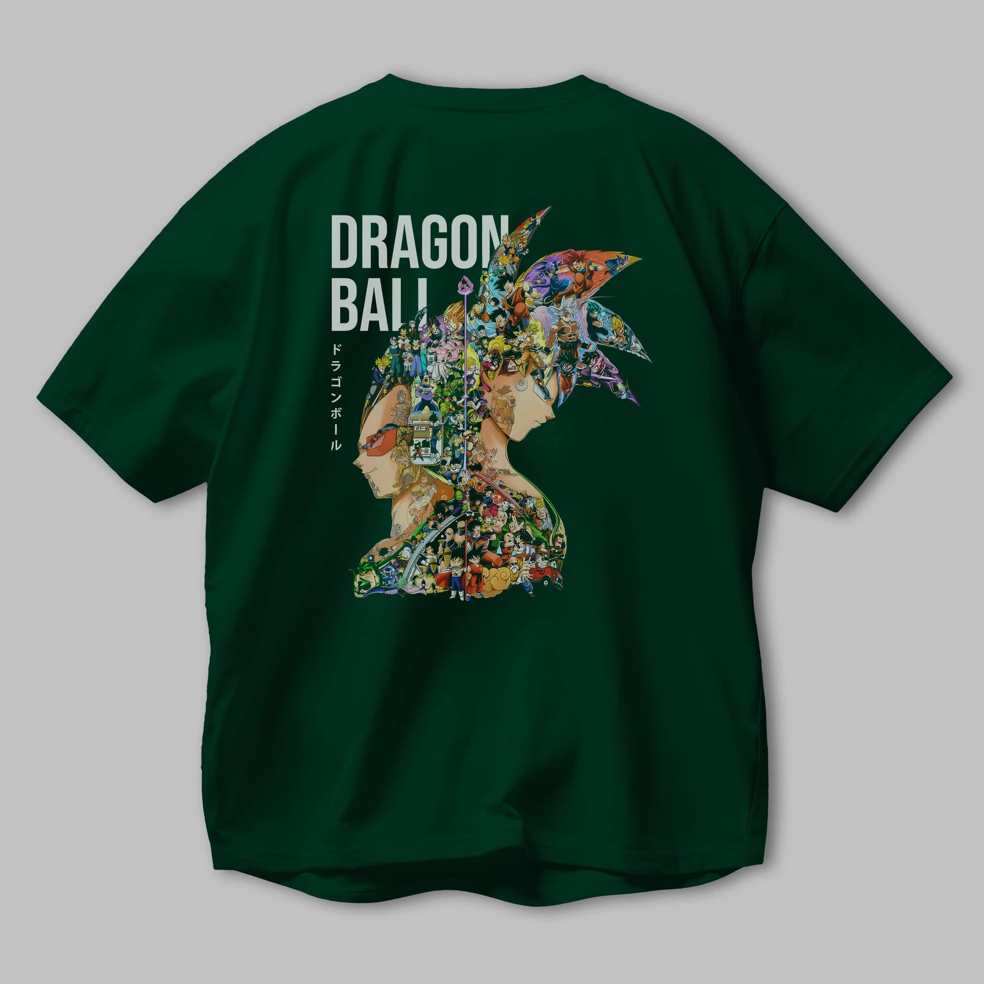 DRAGON BALL ART (5) Anime Arka Baskılı Oversize t-shirt Erkek Kadın Unisex