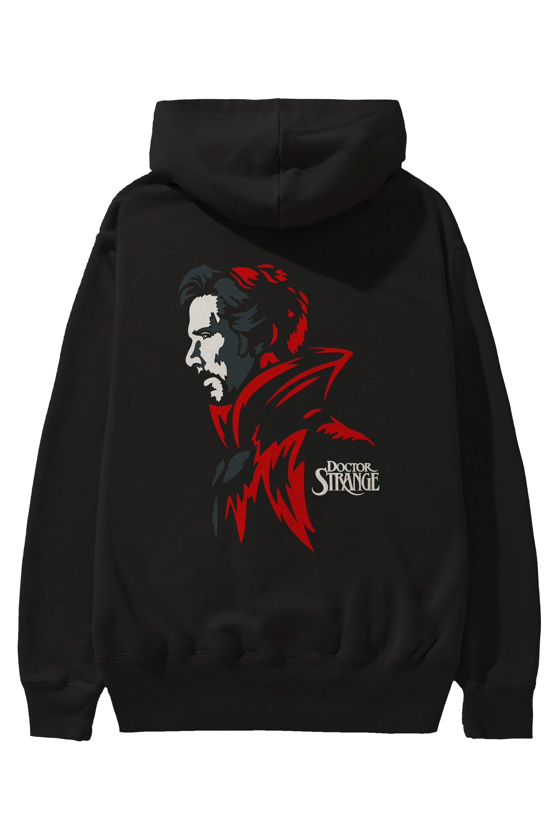 Doctor Strange (2) Arka Baskılı Hoodie Oversize Kapüşonlu Sweatshirt Erkek Kadın Unisex
