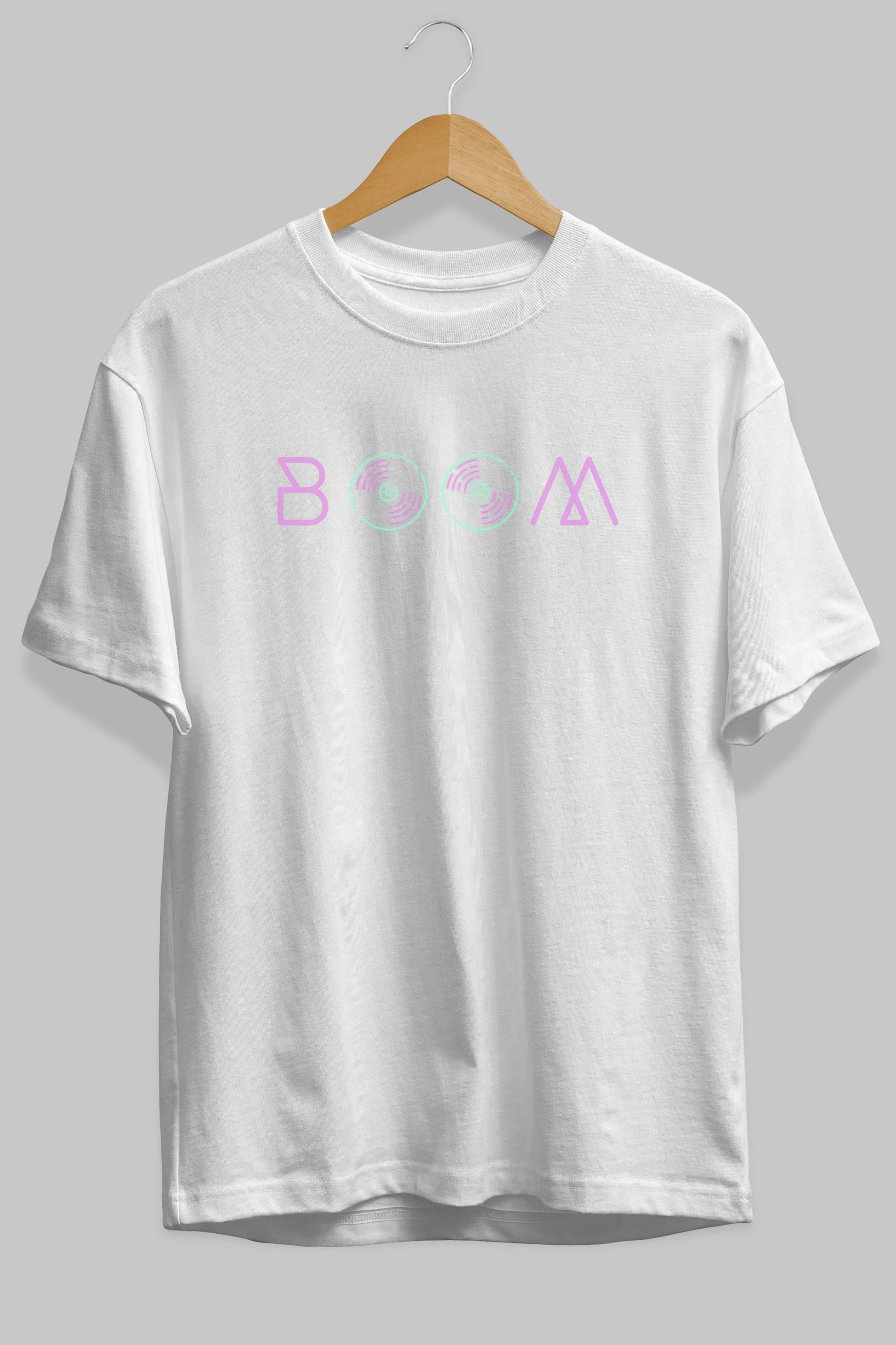 Boom 2 Ön Baskılı Oversize t-shirt Erkek Kadın Unisex