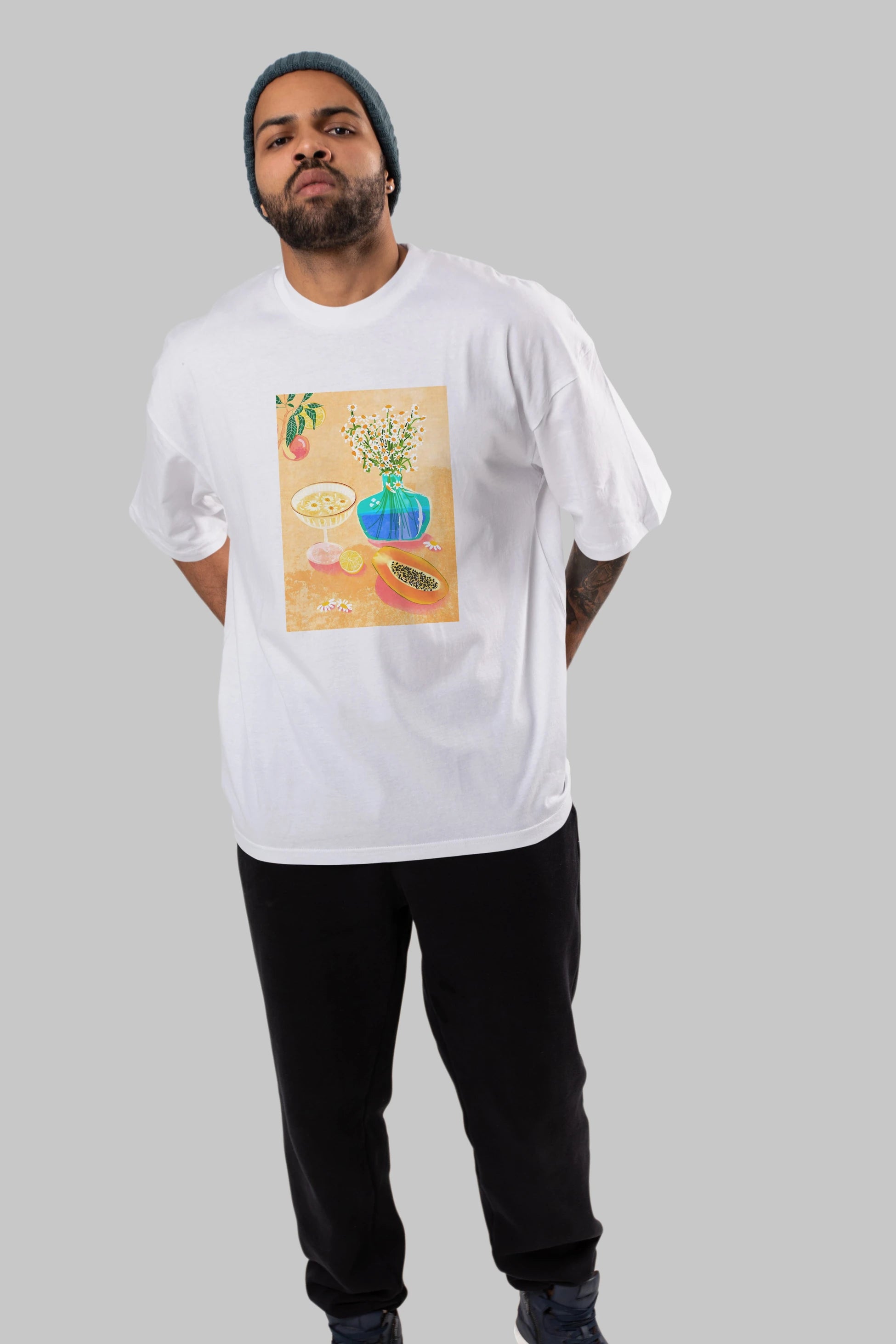 Cheers 2 Ön Baskılı Oversize t-shirt Erkek Kadın Unisex %100 Pamuk Bisiklet Yaka tişort