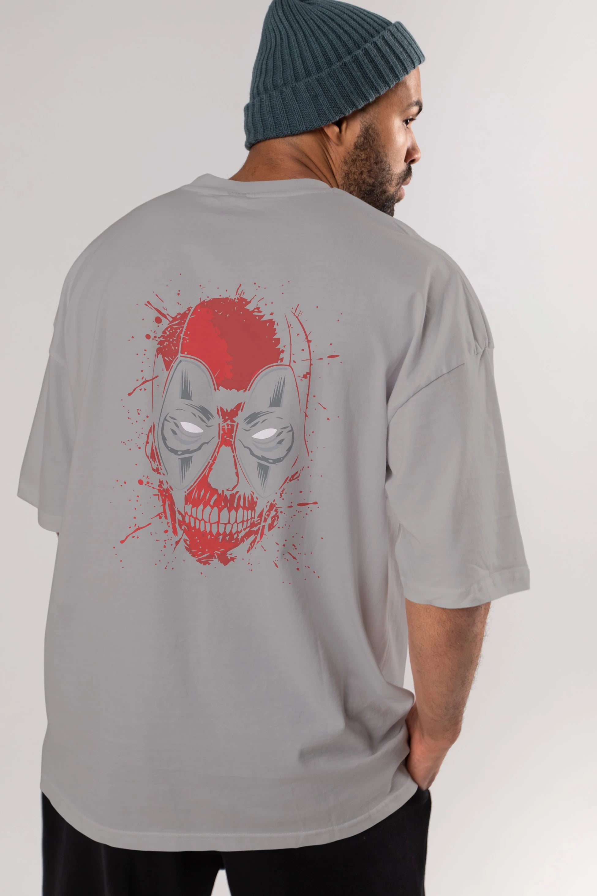 Deadpool (3) Arka Baskılı Oversize t-shirt Erkek Kadın Unisex %100 Pamuk Bisiklet Yaka tişort