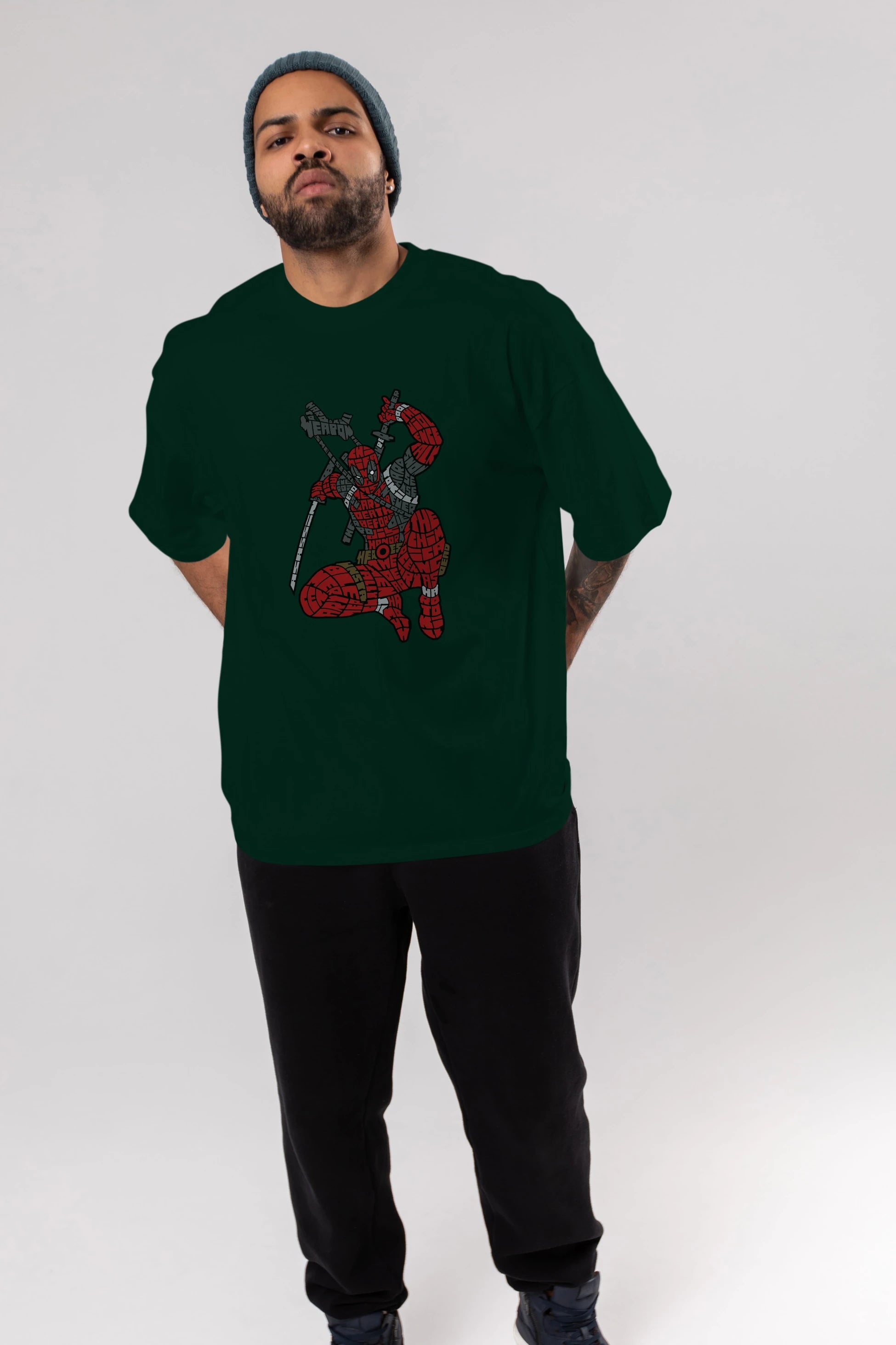 Chimichanga Ön Baskılı Oversize t-shirt %100 pamuk Erkek Kadın Unisex