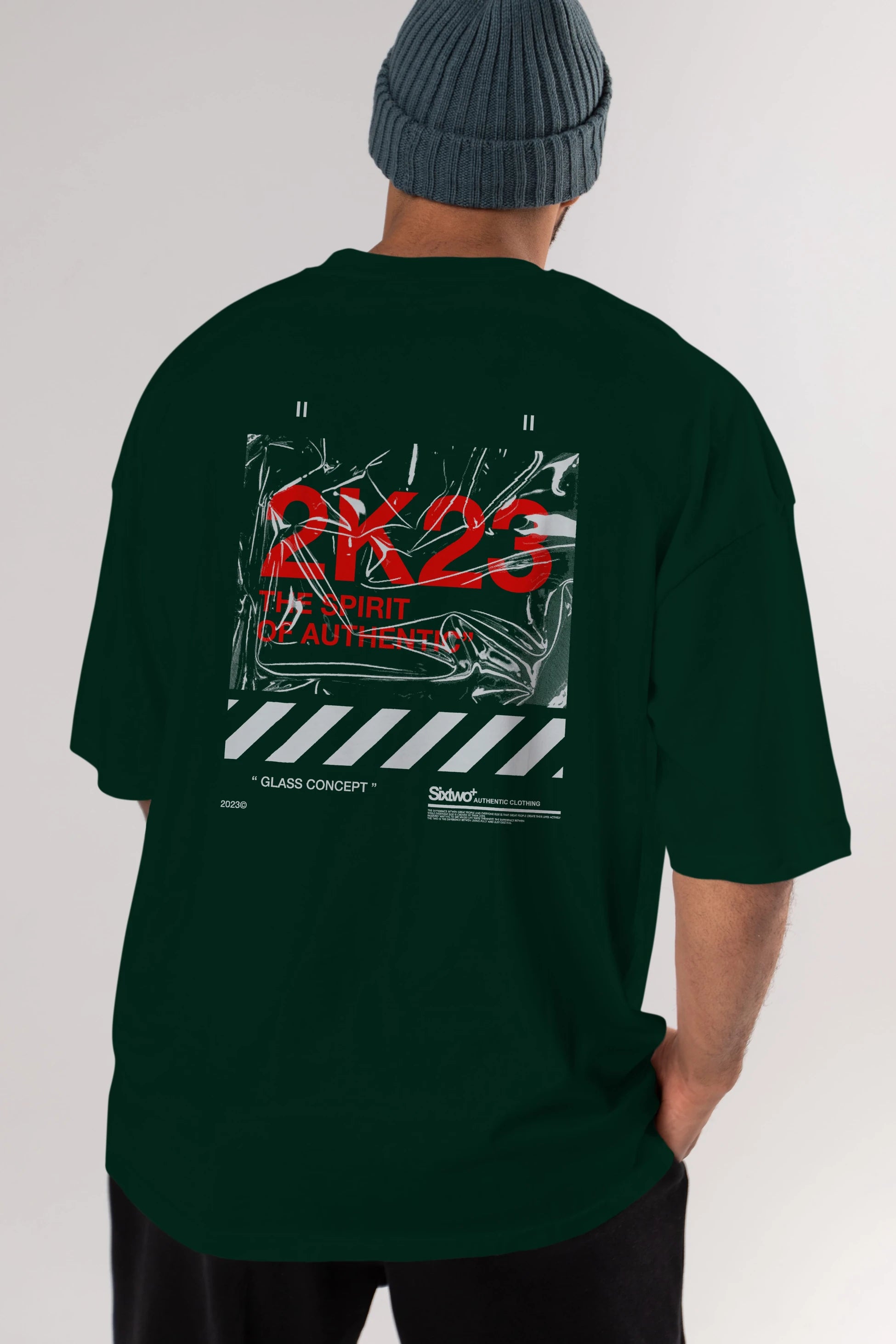 The Spirit Arka Baskılı Oversize t-shirt Erkek Kadın Unisex