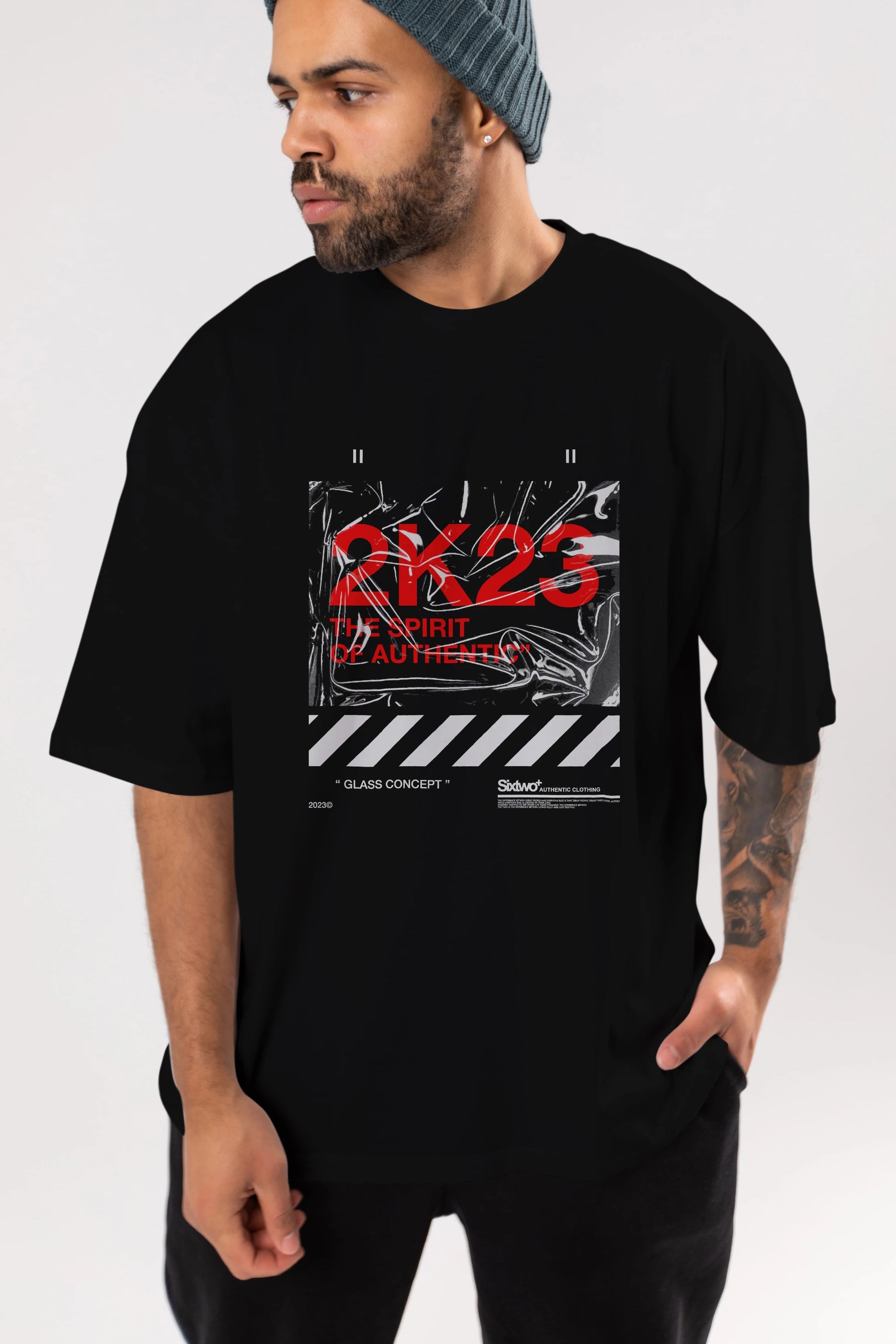 The Spirit Ön Baskılı Oversize t-shirt Erkek Kadın Unisex