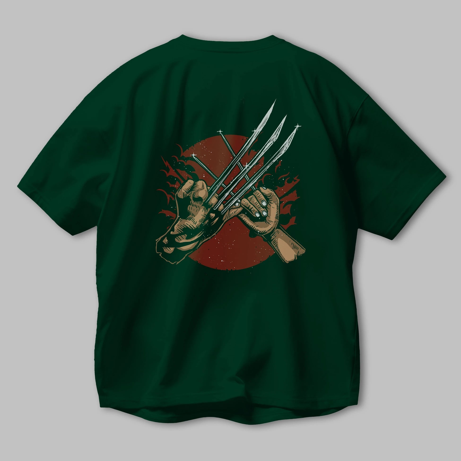 Like Father Like Daughter Arka Baskılı Oversize t-shirt Erkek Kadın Unisex %100 Pamuk