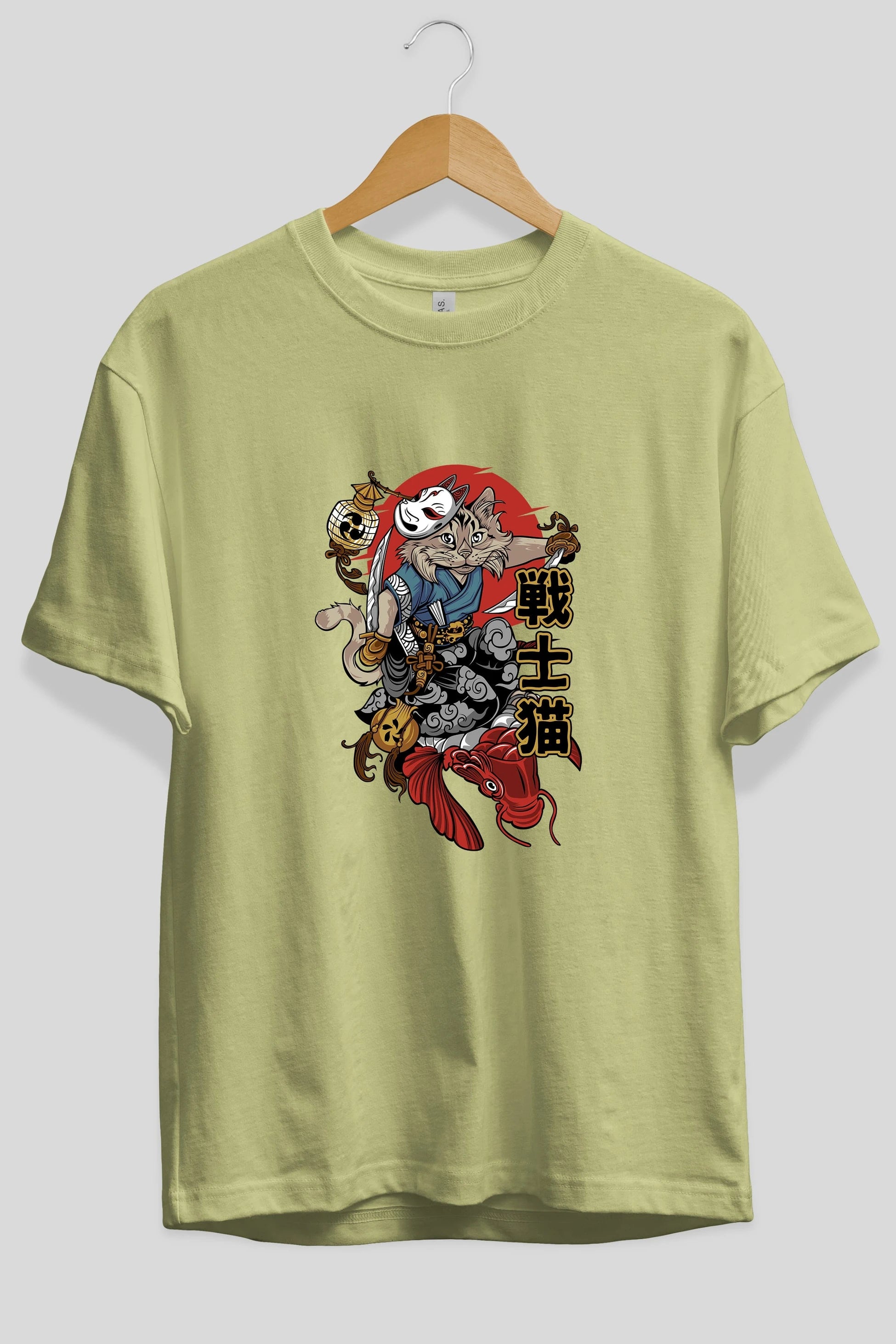 TRIBAL (2) Anime Ön Baskılı Oversize t-shirt %100 pamuk Erkek Kadın Unisex