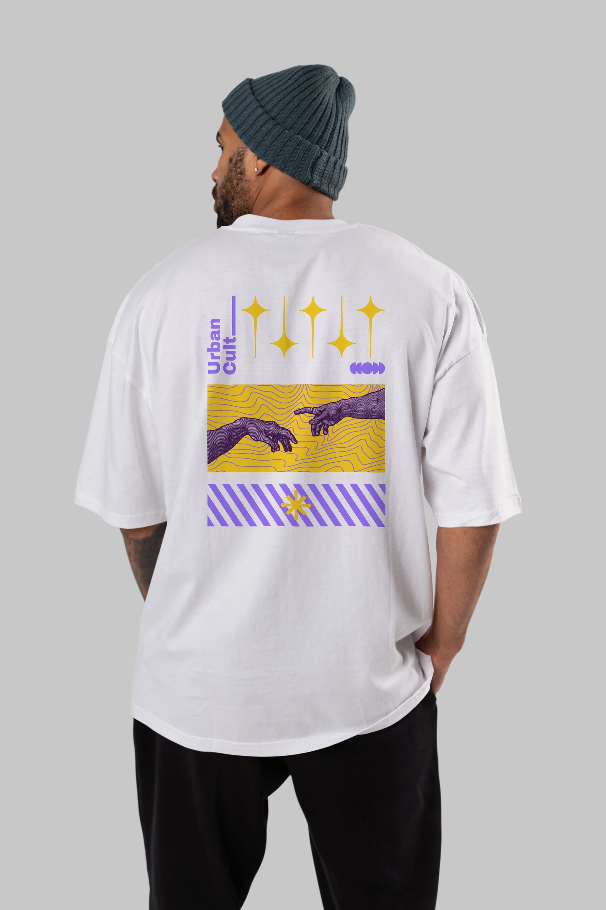 Urban Cult Arka Baskılı Oversize t-shirt Erkek Kadın Unisex