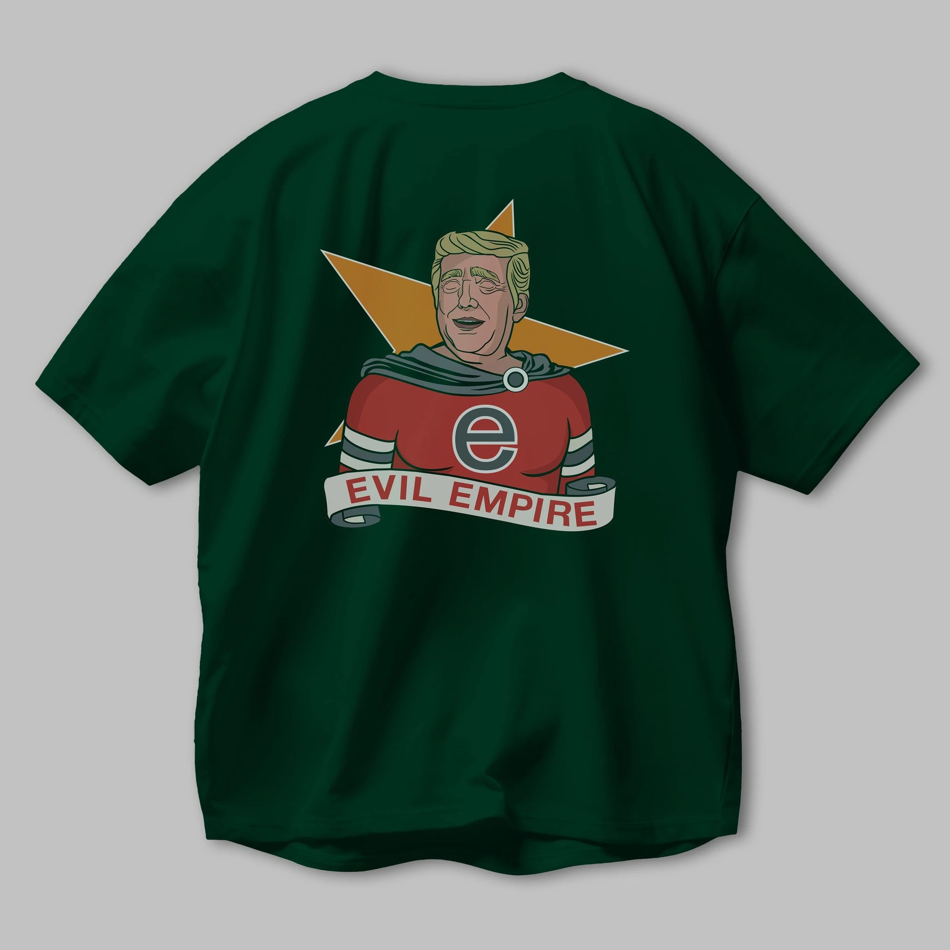 Evil Empire Trump Arka Baskılı Oversize t-shirt Erkek Kadın Unisex %100 Pamuk tişort