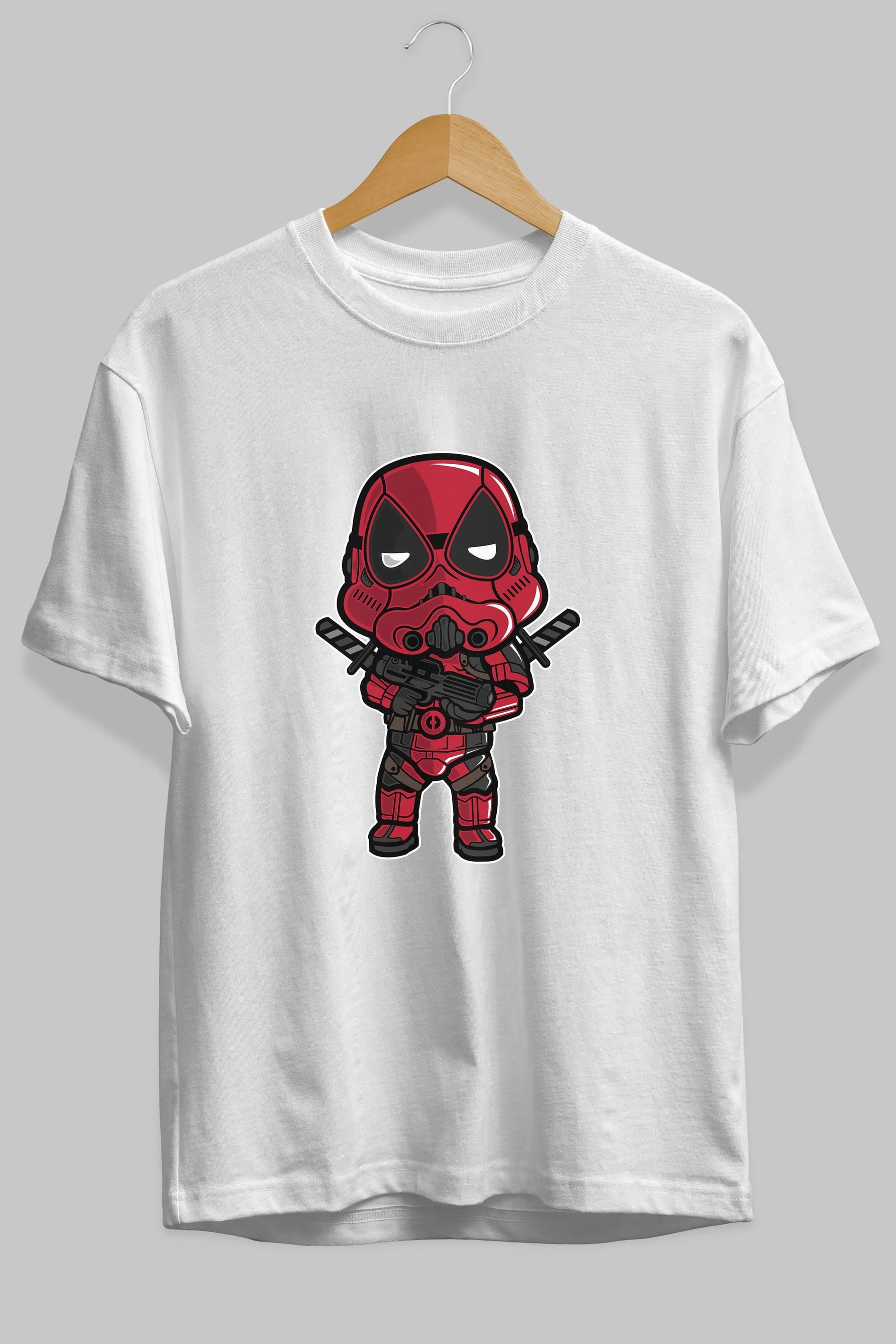 Deadpool (22) Ön Baskılı Oversize t-shirt Erkek Kadın Unisex %100 Pamuk Bisiklet Yaka tişort