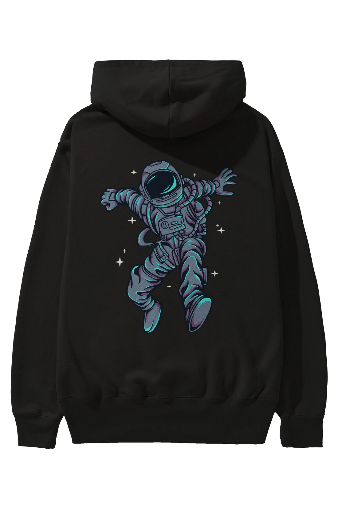 Astrostars tshirt Arka Baskılı Hoodie Oversize Kapüşonlu Sweatshirt Erkek Kadın Unisex