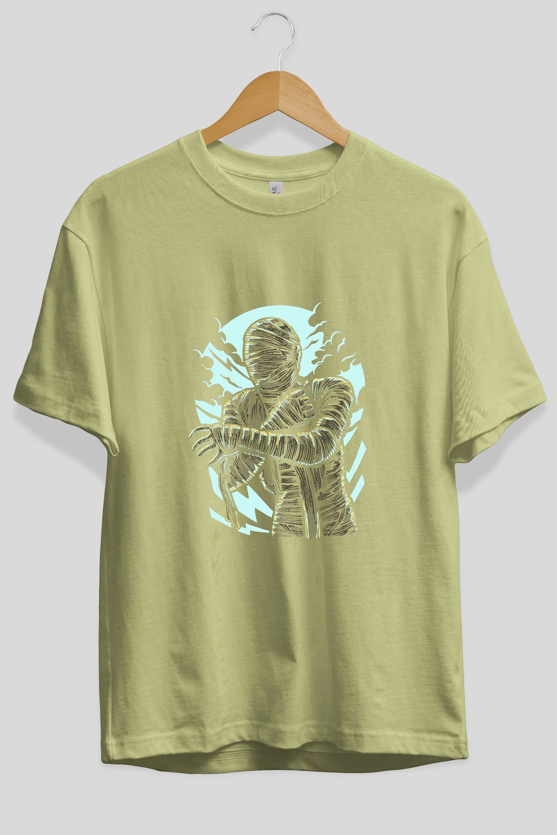The Mummy Ön Baskılı Oversize t-shirt Erkek Kadın Unisex %100 Pamuk tişort