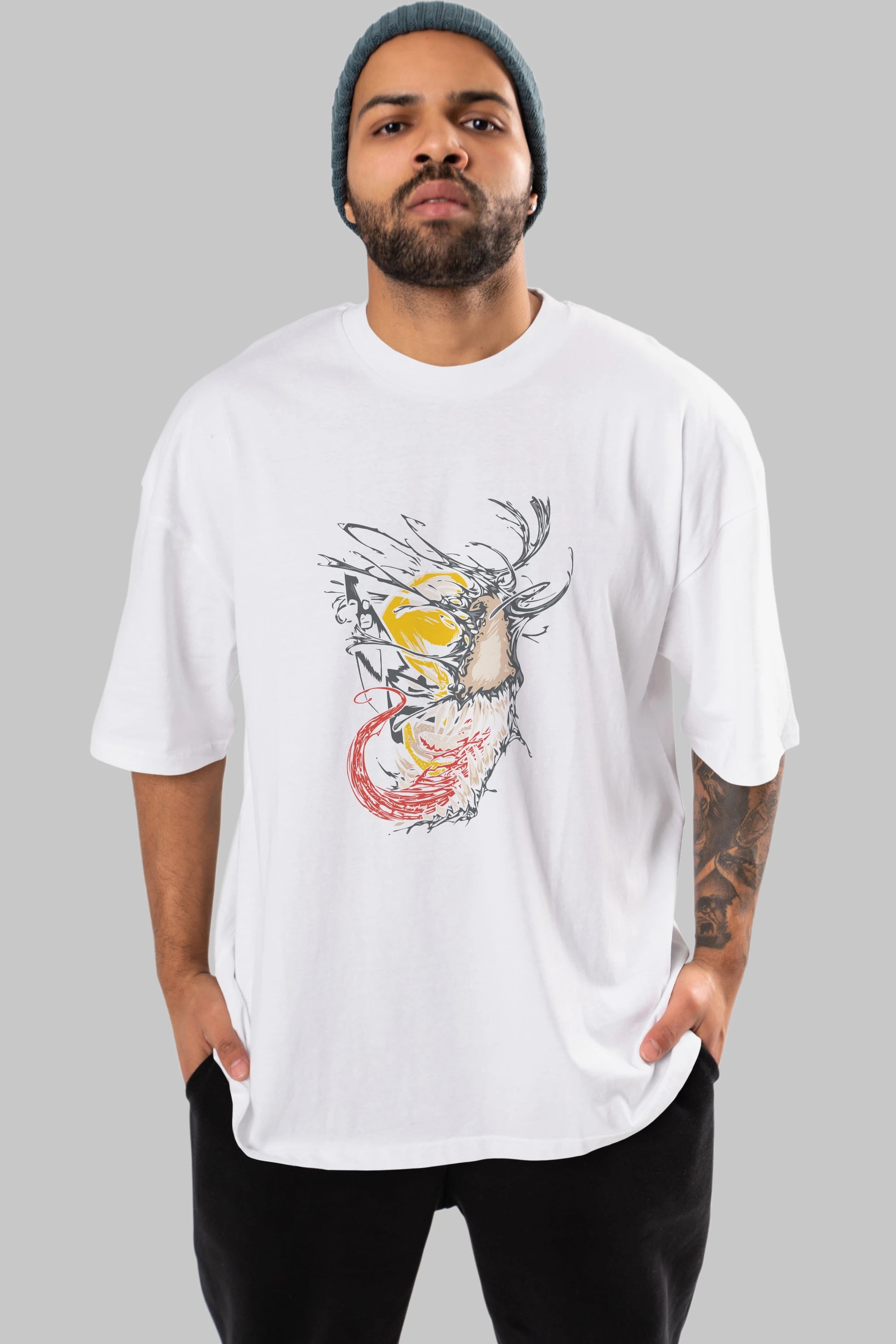 Venom (4) Ön Baskılı Oversize t-shirt Erkek Kadın Unisex %100 Pamuk Bisiklet Yaka tişort