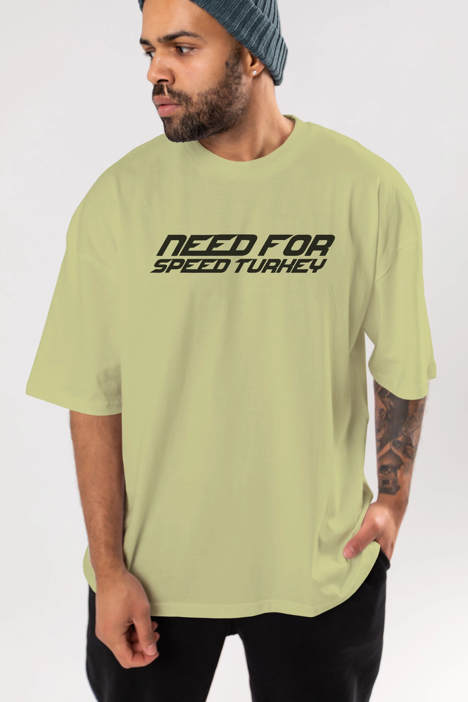 Need for Speed Turkey Ön Baskılı Oversize t-shirt %100 pamuk Erkek Kadın Unisex