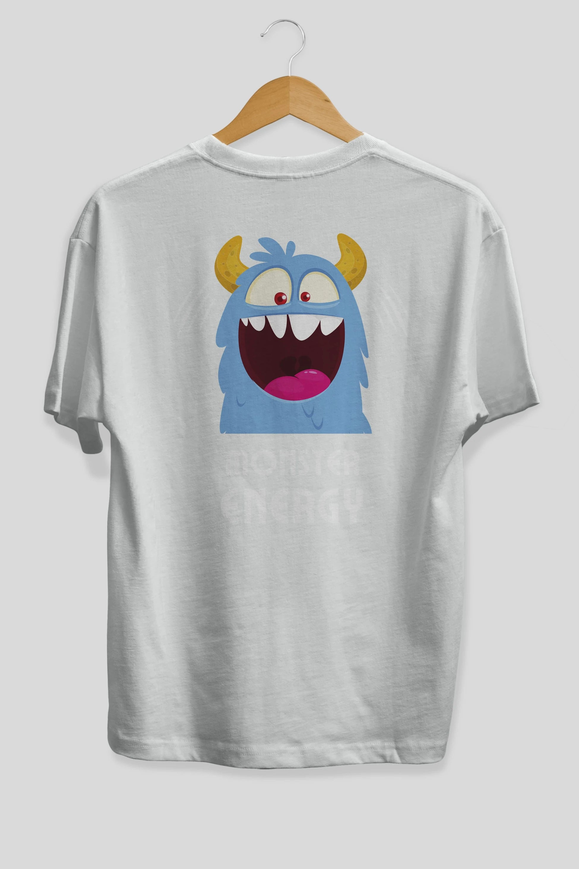 Monster Energy Arka Baskılı Oversize t-shirt Erkek Kadın Unisex