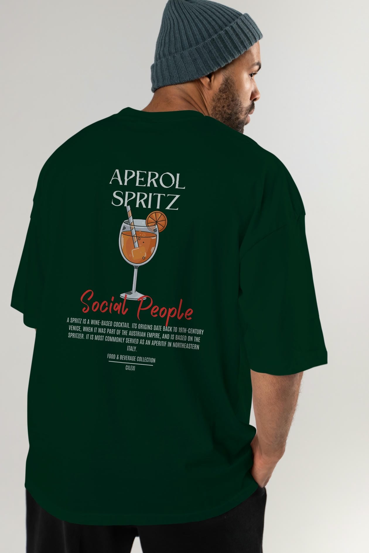 Aperol Sprıtz Kokteyl Serisi Baskılı Oversize t-shirt Erkek Kadın Unisex %100 Pamuk Bisiklet Yaka tişort