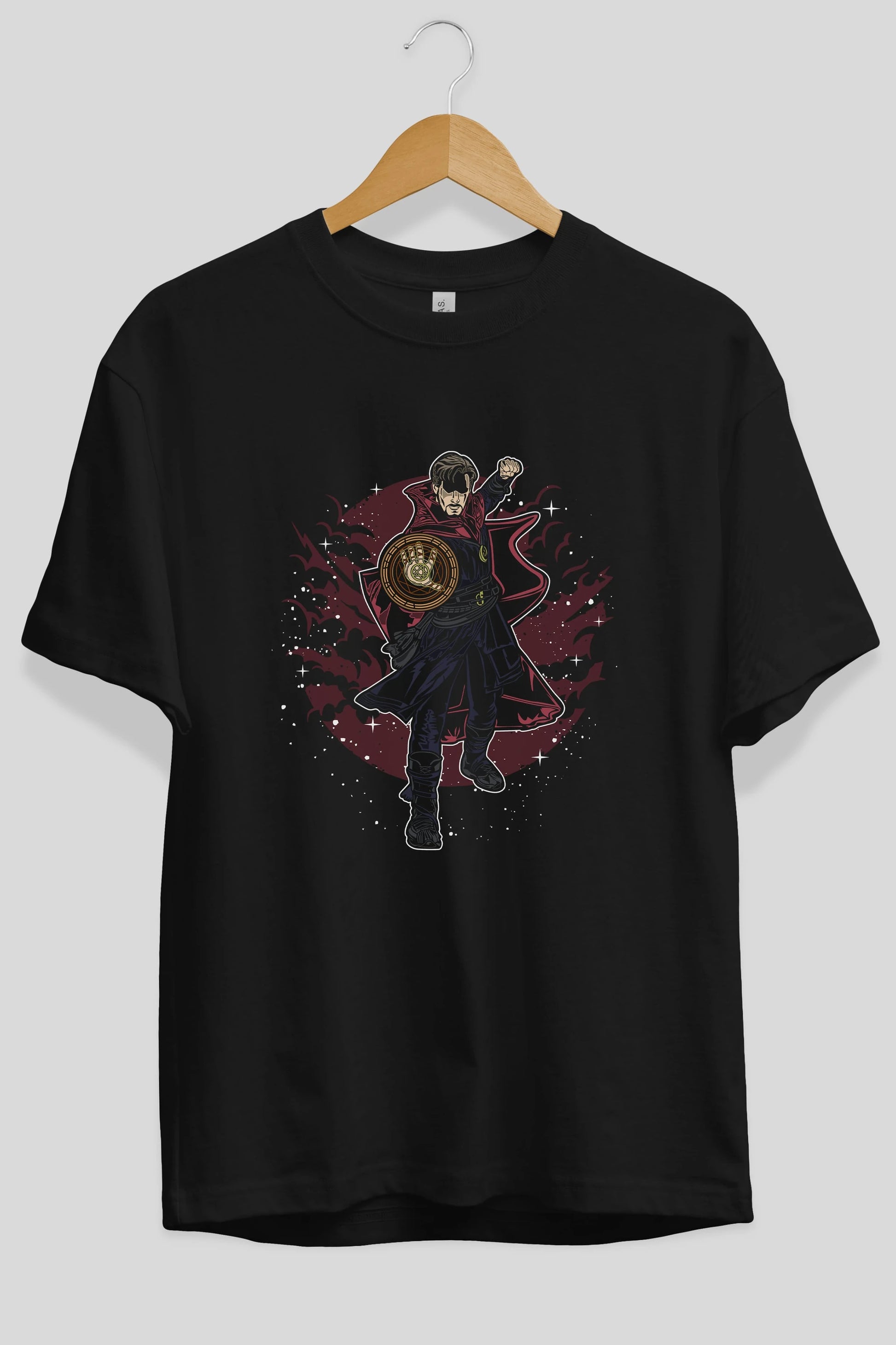 DOCTER STRANGE Ön Baskılı Oversize t-shirt Erkek Kadın Unisex %100 Pamuk tişort