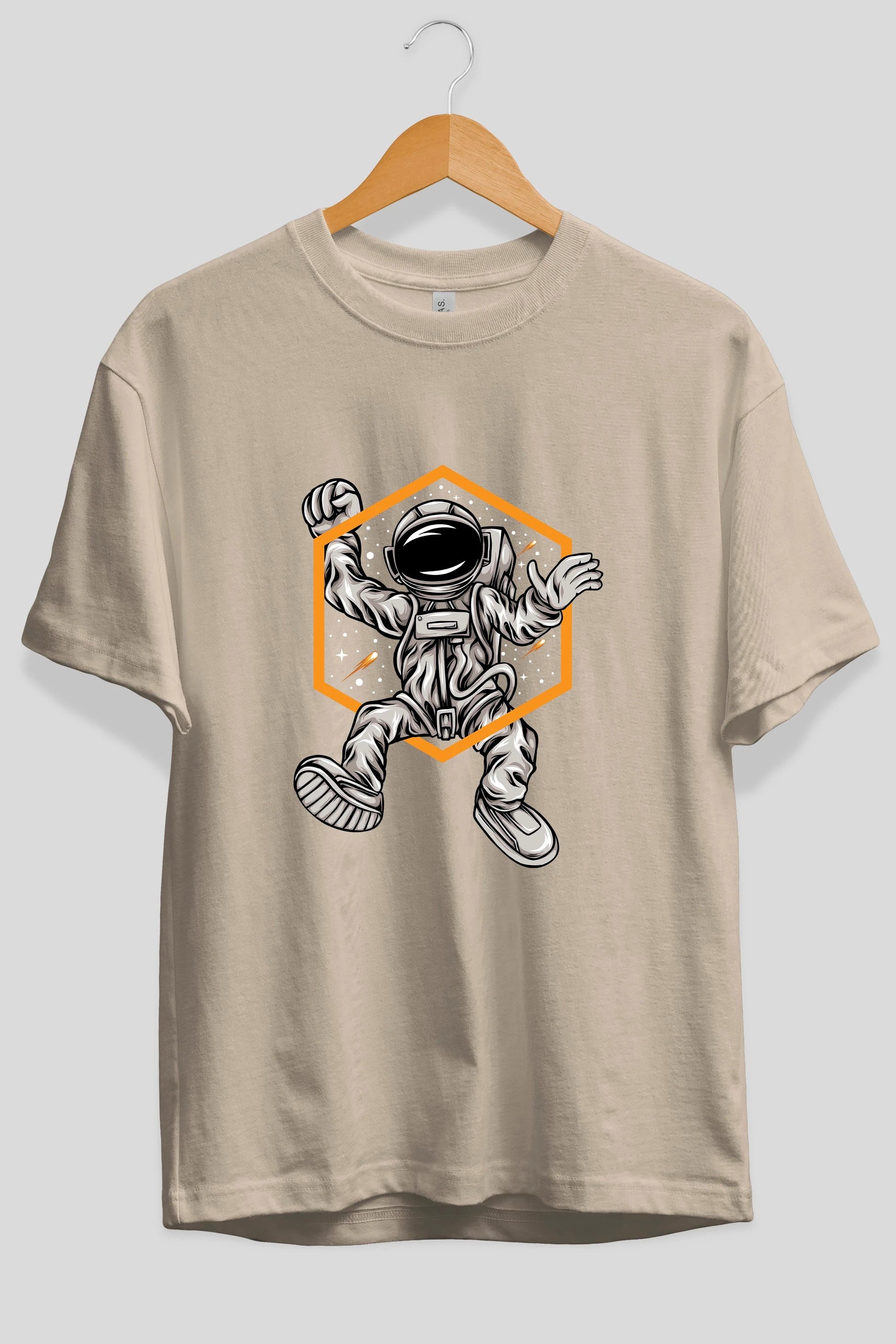 Astrofun Ön Baskılı Oversize t-shirt Erkek Kadın Unisex