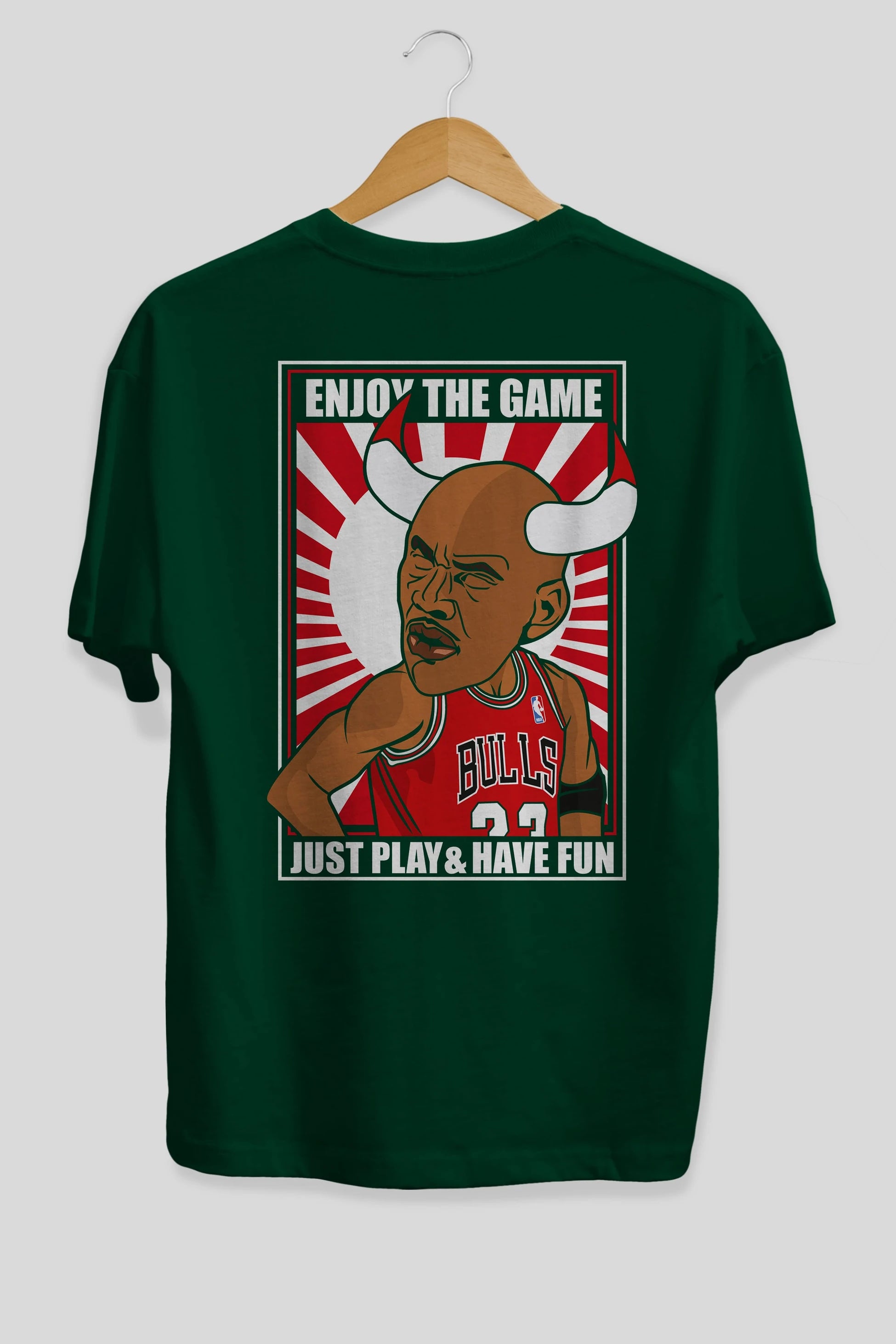 Michael Jordan Arka Baskılı Oversize t-shirt Erkek Kadın Unisex %100 Pamuk tişort