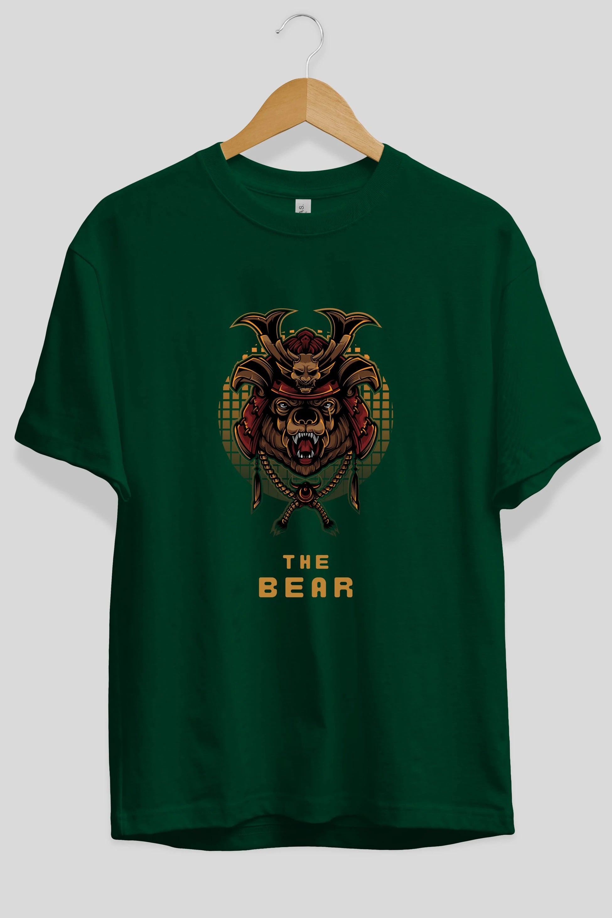 The Bear 2 Ön Baskılı Oversize t-shirt Erkek Kadın Unisex %100 Pamuk