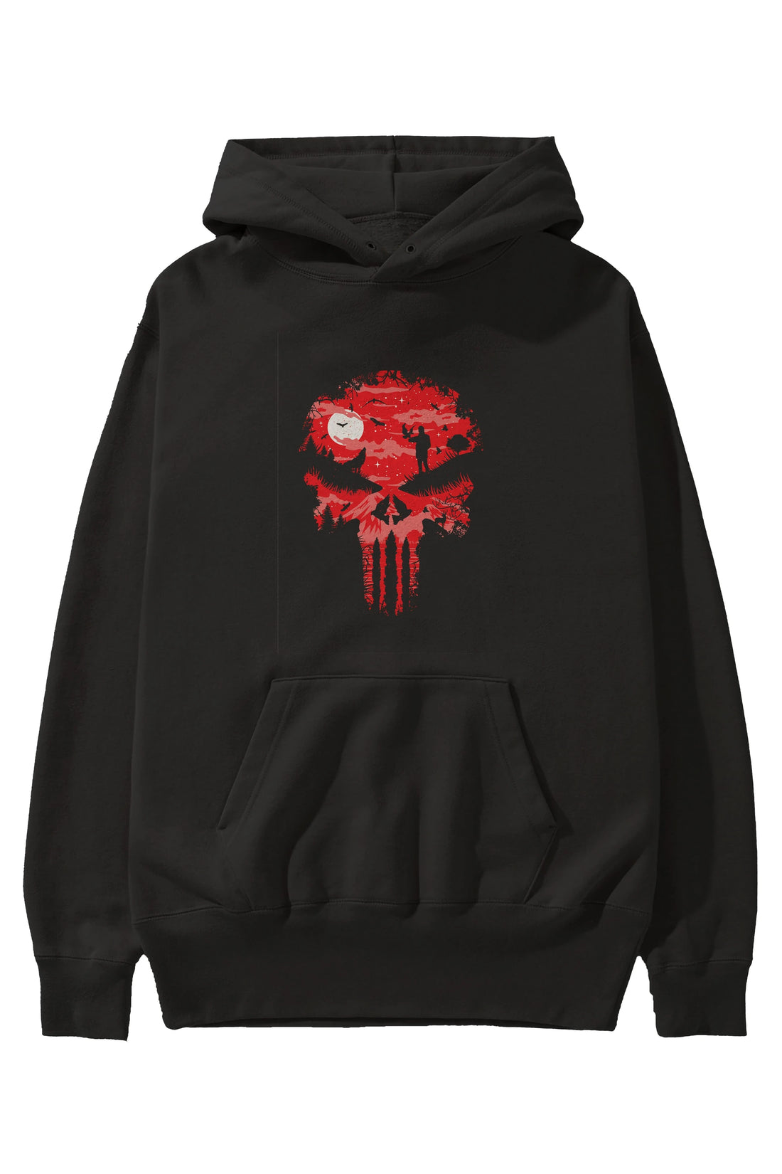 Stand And Bleed Ön Baskılı Hoodie Oversize Kapüşonlu Sweatshirt Erkek Kadın Unisex