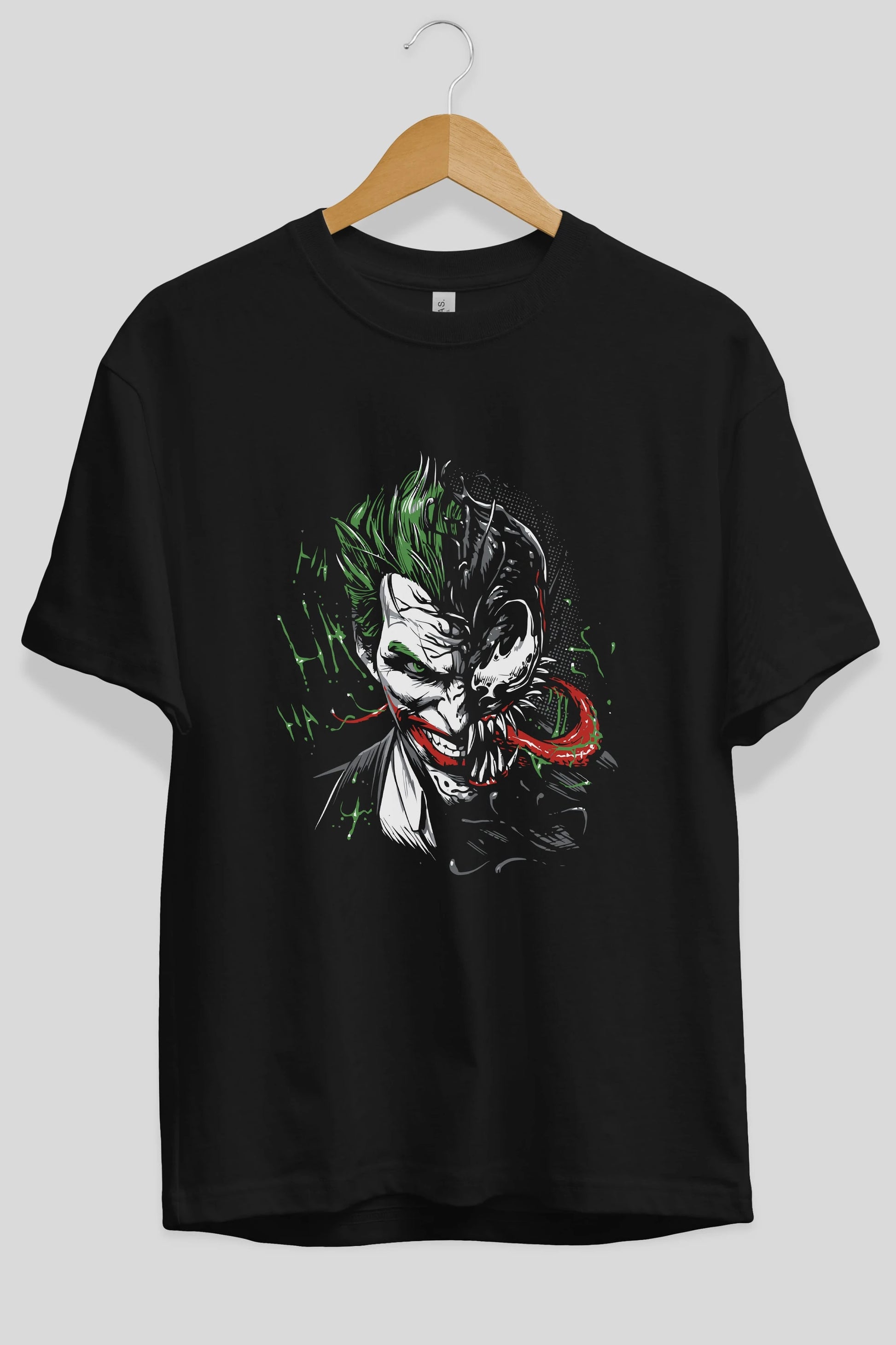 Venom (16) Ön Baskılı Oversize t-shirt Erkek Kadın Unisex %100 Pamuk Bisiklet Yaka tişort