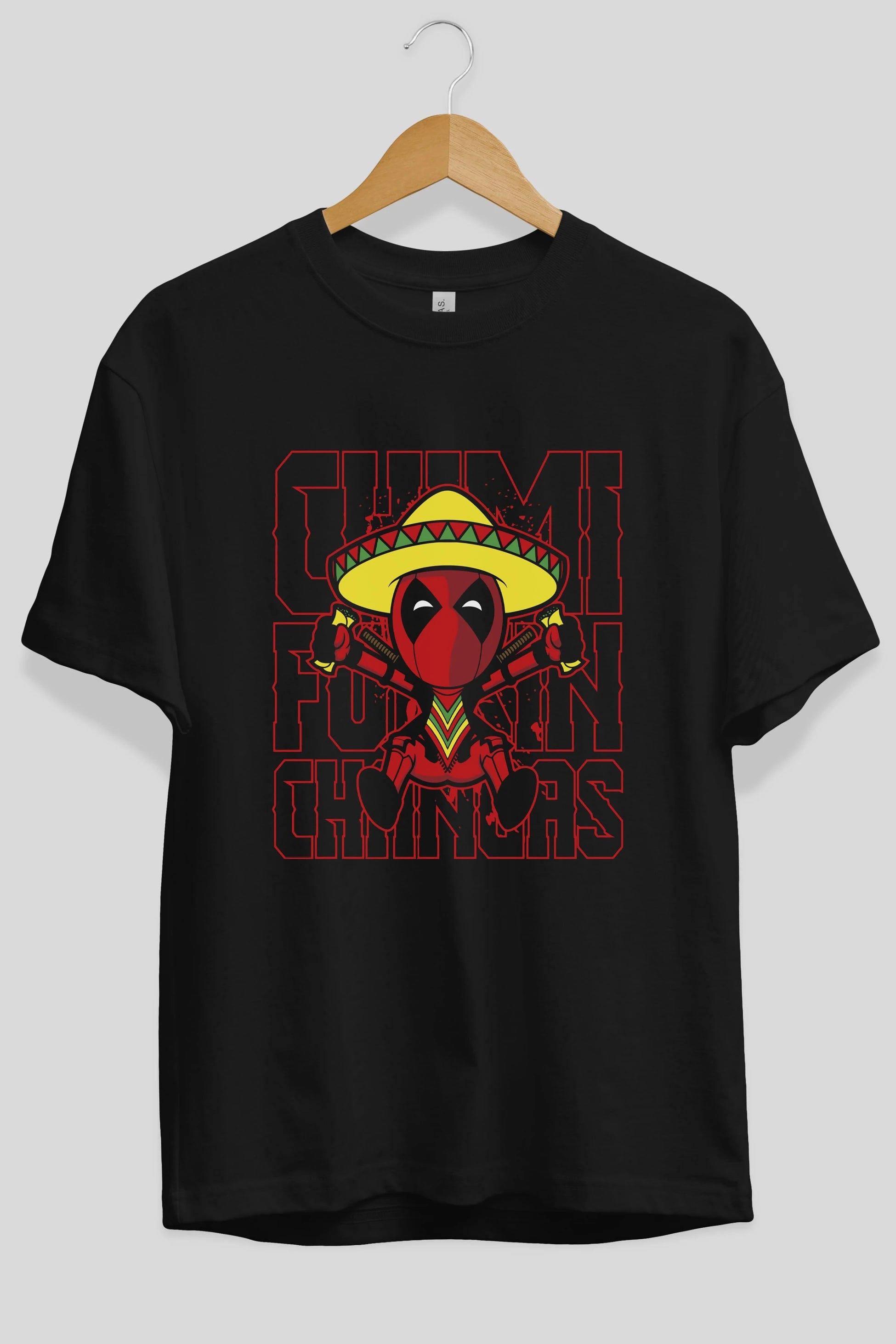 Deadpool (14) Ön Baskılı Oversize t-shirt Erkek Kadın Unisex %100 Pamuk Bisiklet Yaka tişort