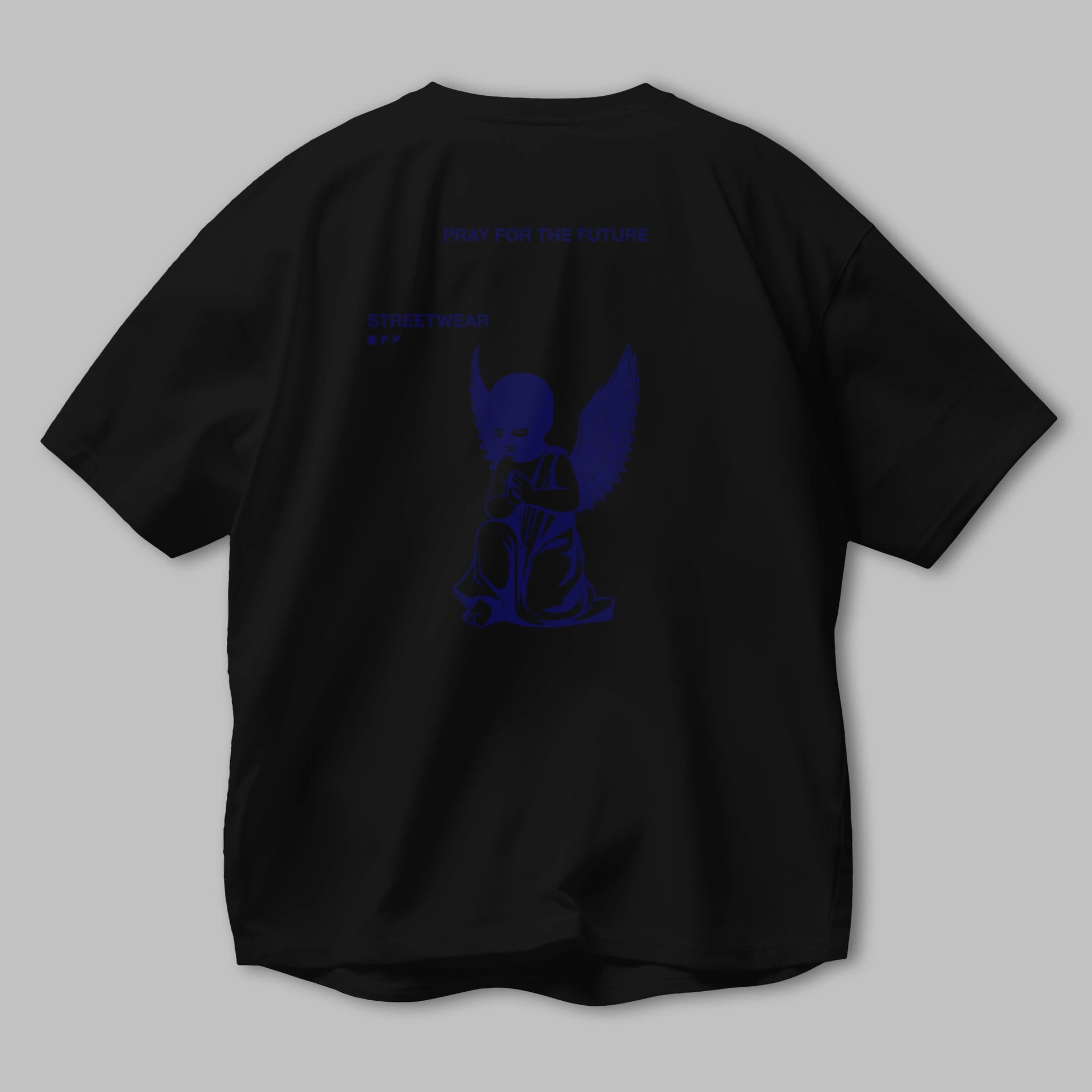Pray for The Future Arka Baskılı Oversize t-shirt Erkek Kadın Unisex